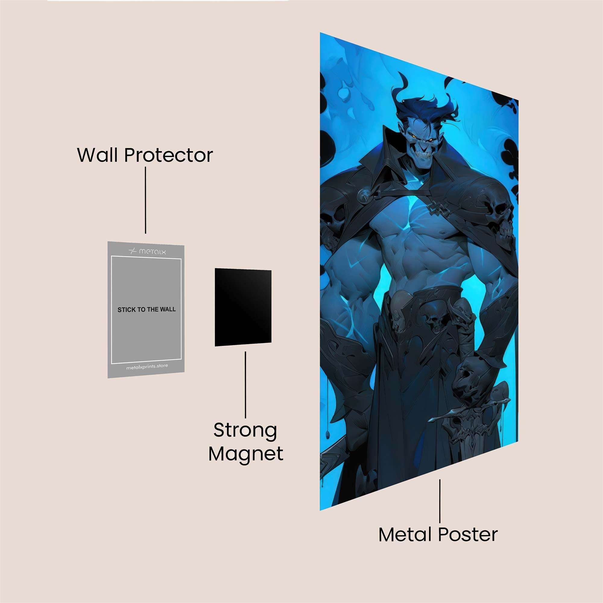Hades Enigma Safe Wall Magnetic / M