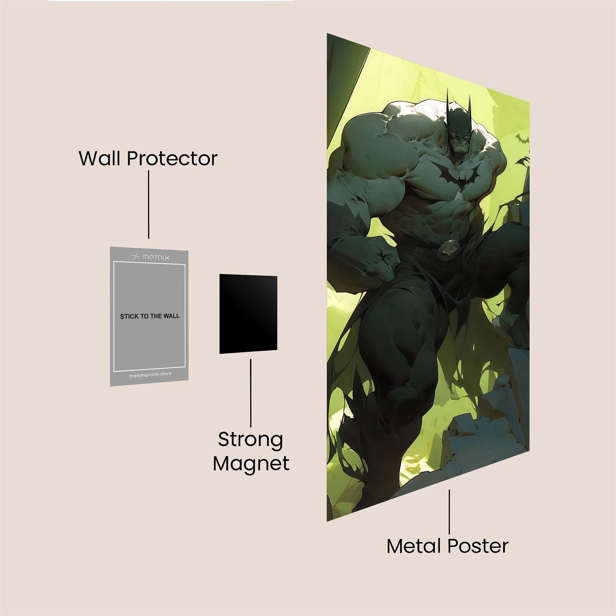 Batman Emergence Safe Wall Magnetic / M