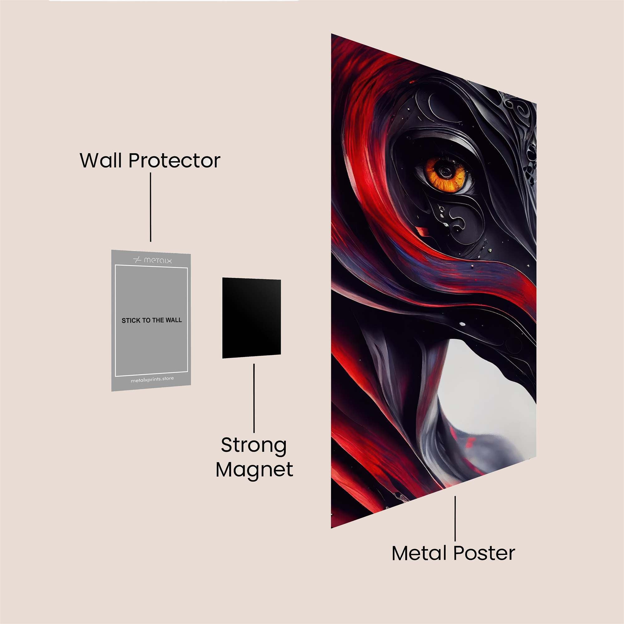 Raven Radiance Safe Wall Magnetic / M