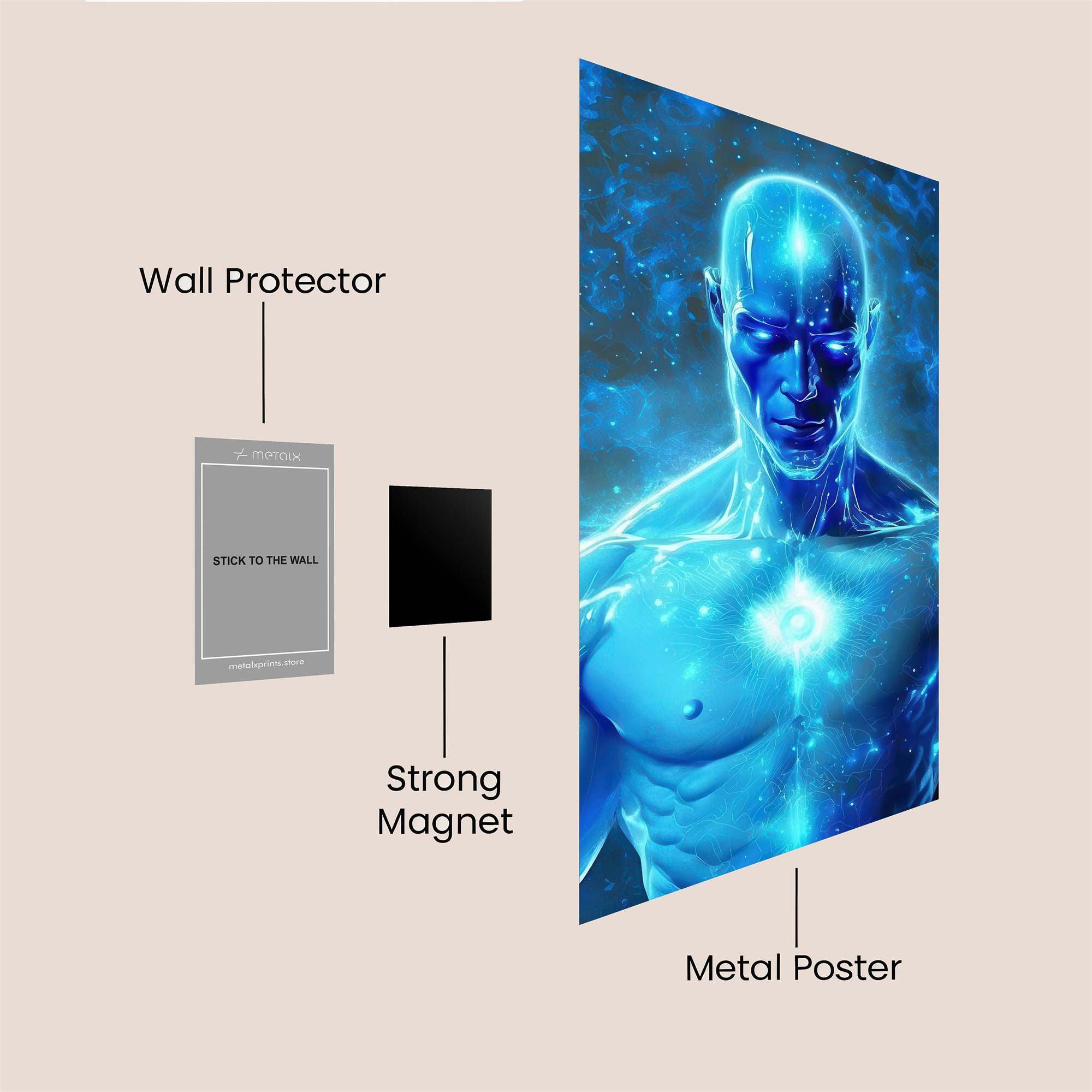 Cosmic Serenity Safe Wall Magnetic / M