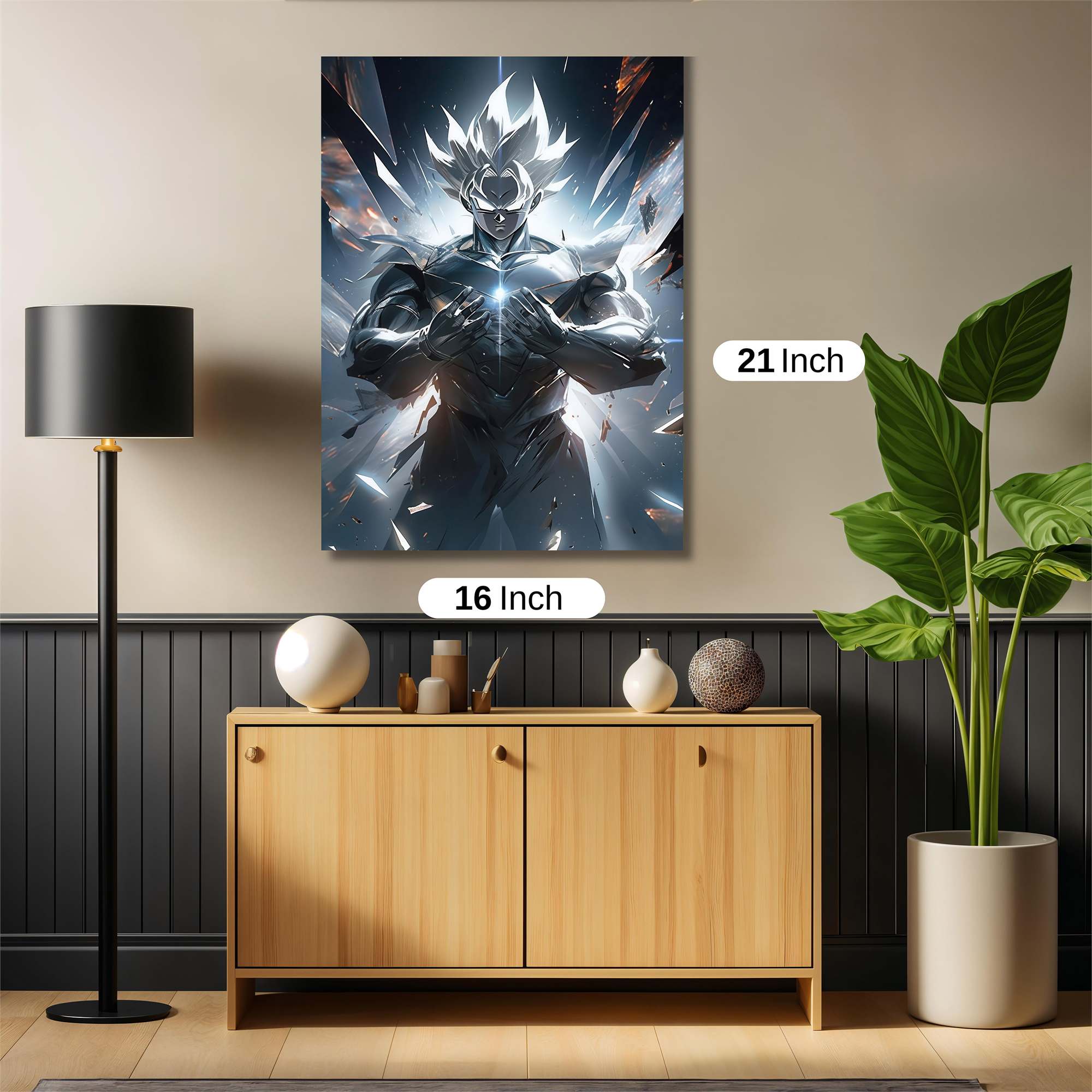 Saiyan Awestruck Safe Wall Magnetic / M
