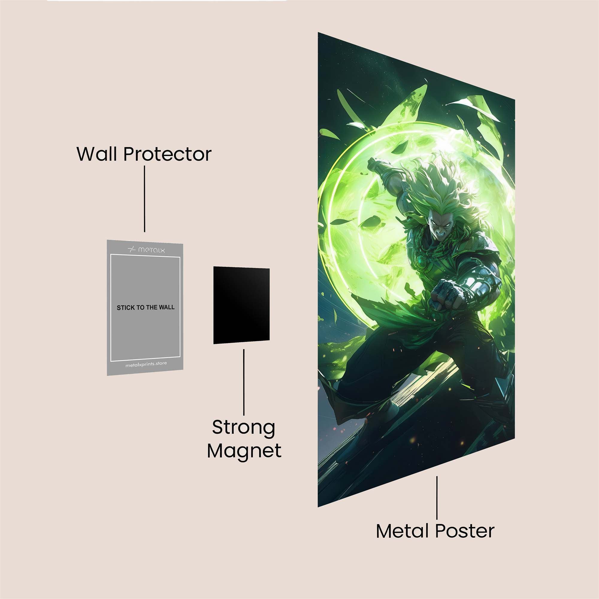 Warrior Radiance Safe Wall Magnetic / M