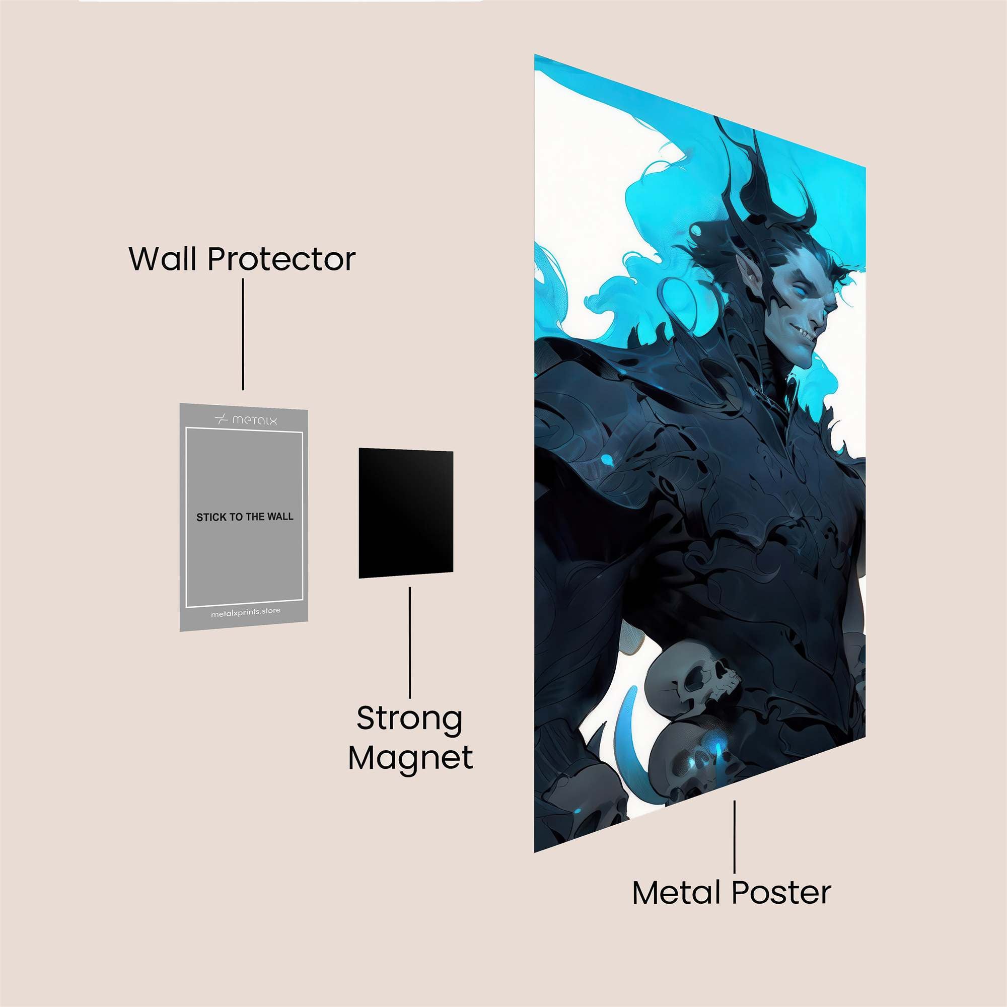 Spectral Majesty Safe Wall Magnetic / M