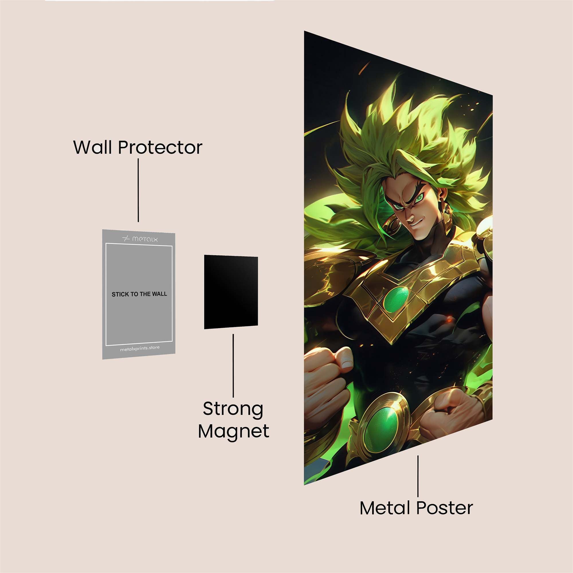 Broly Fury Safe Wall Magnetic / M