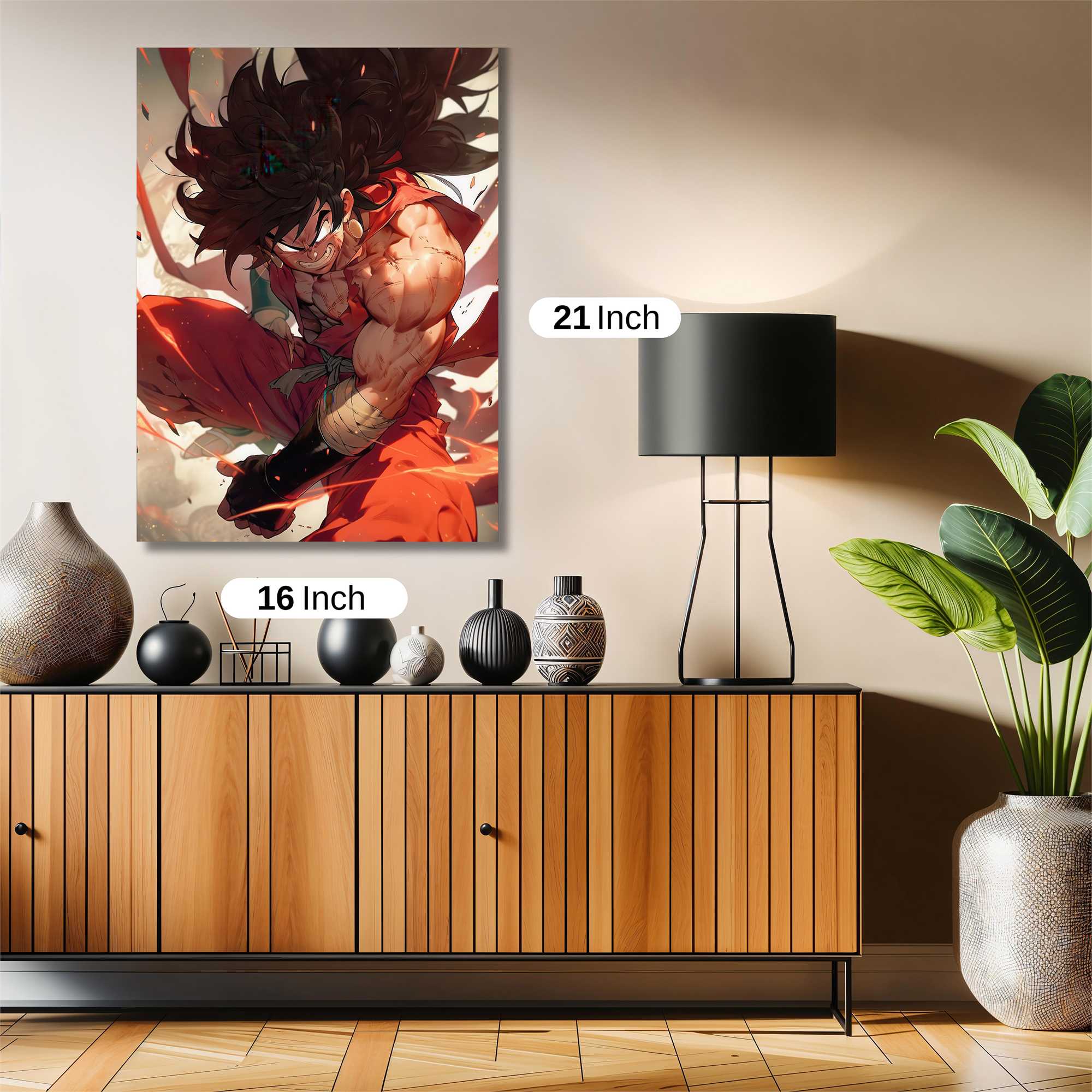 Saiyan Fury Safe Wall Magnetic / M