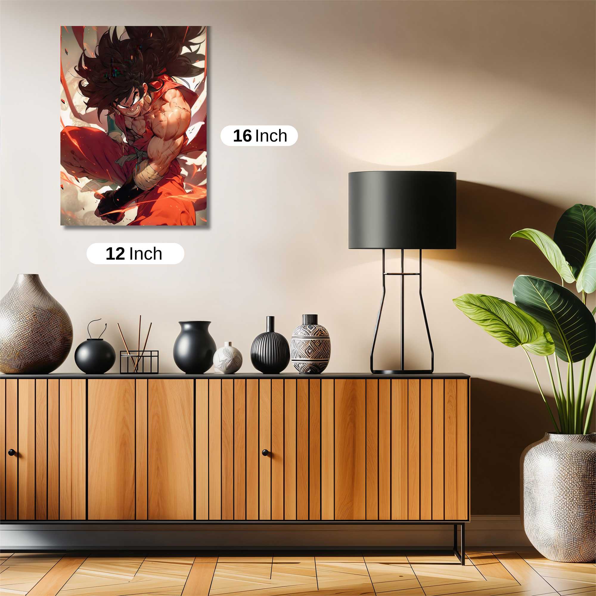 Saiyan Fury Safe Wall Magnetic / M