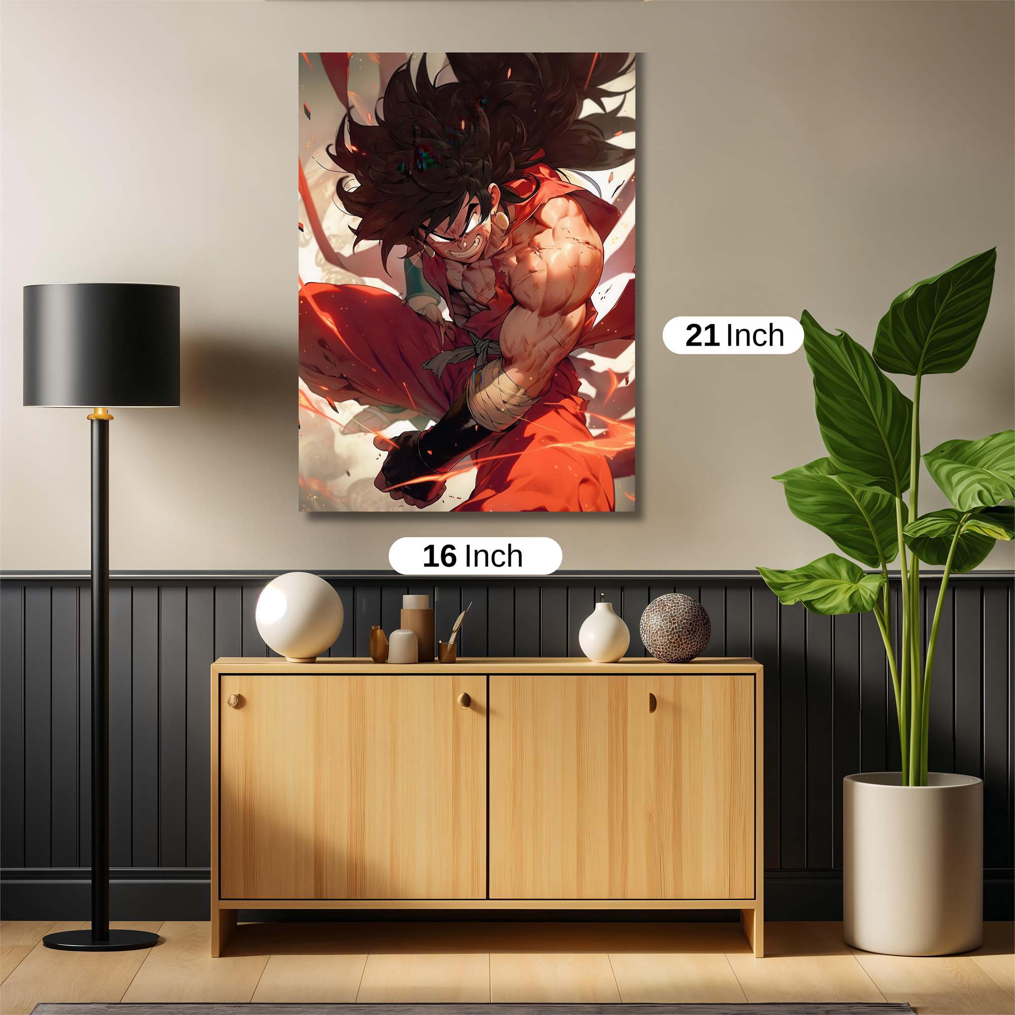 Saiyan Fury Safe Wall Magnetic / M