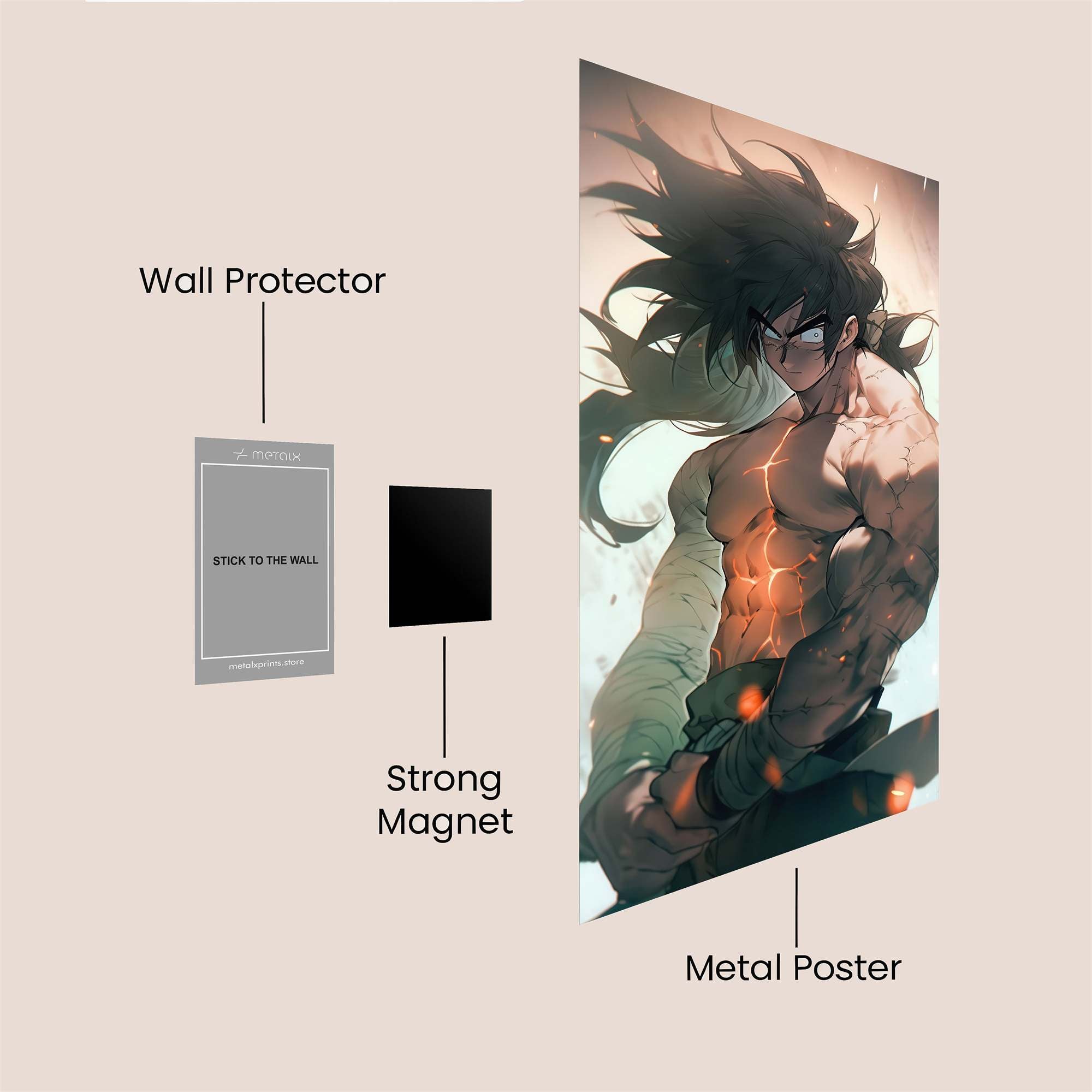 Warrior Eruption Safe Wall Magnetic / M