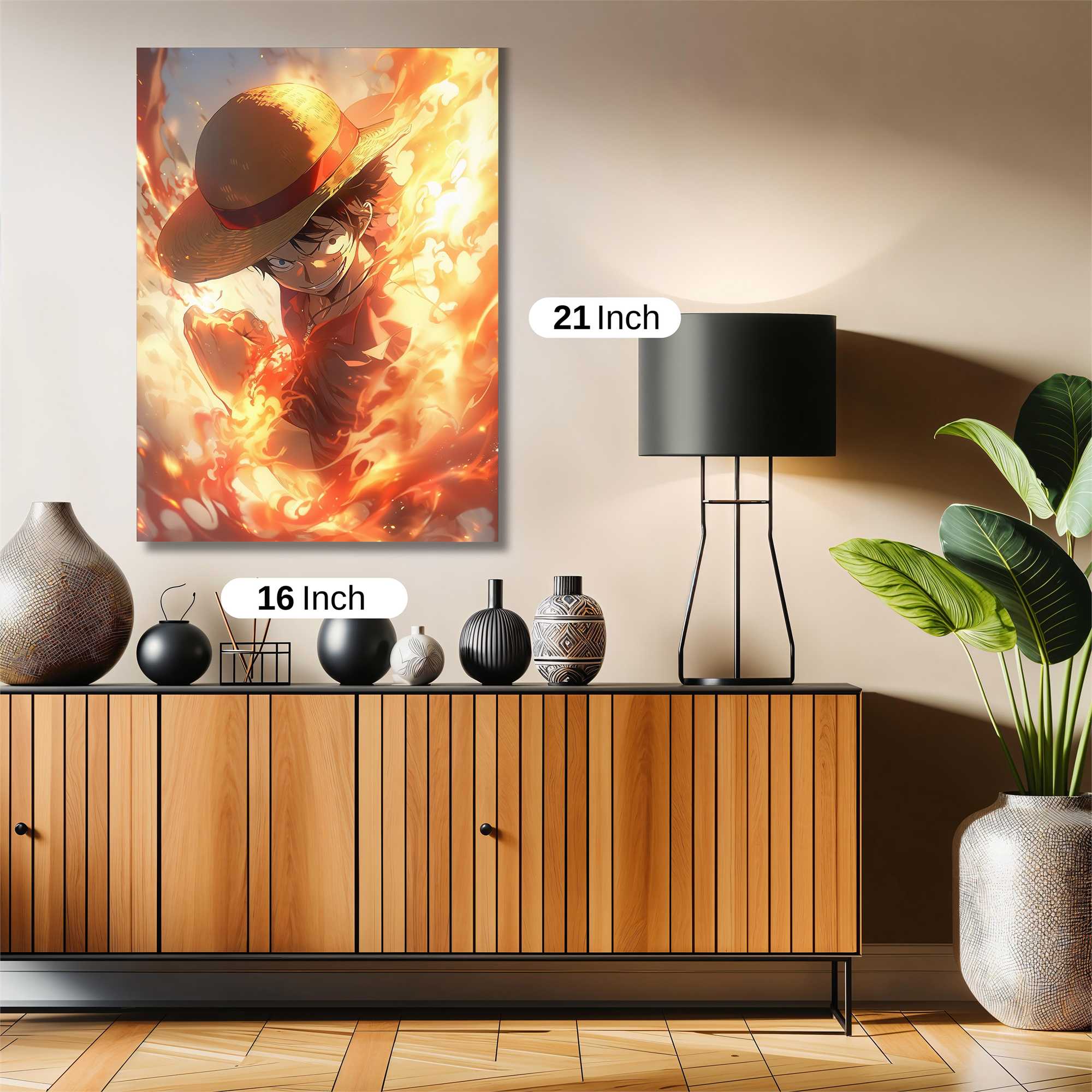 Luffy Blaze Safe Wall Magnetic / M