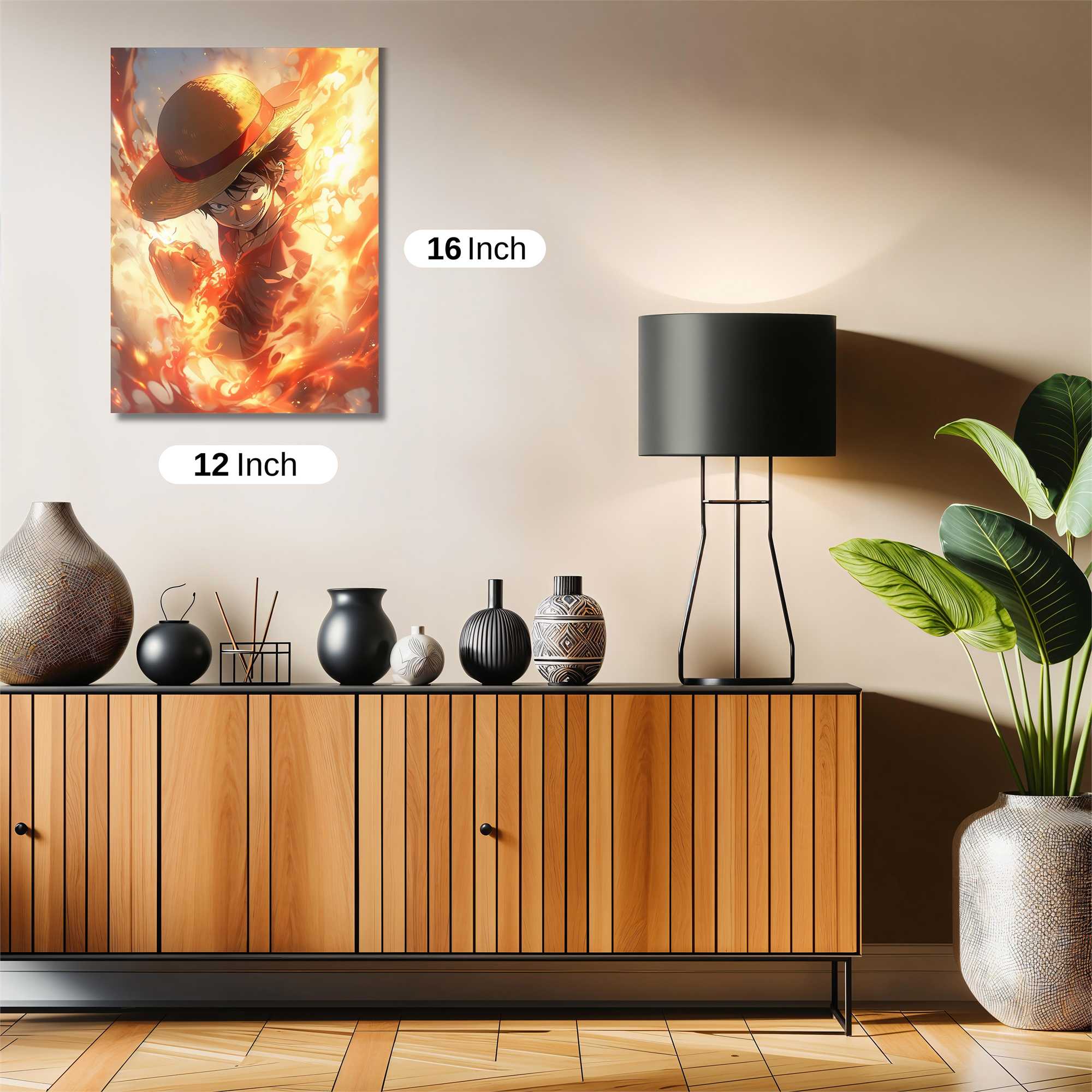 Luffy Blaze Safe Wall Magnetic / M