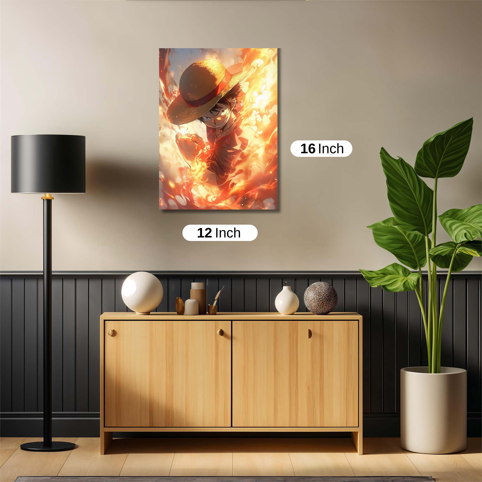 Luffy Blaze Safe Wall Magnetic / M