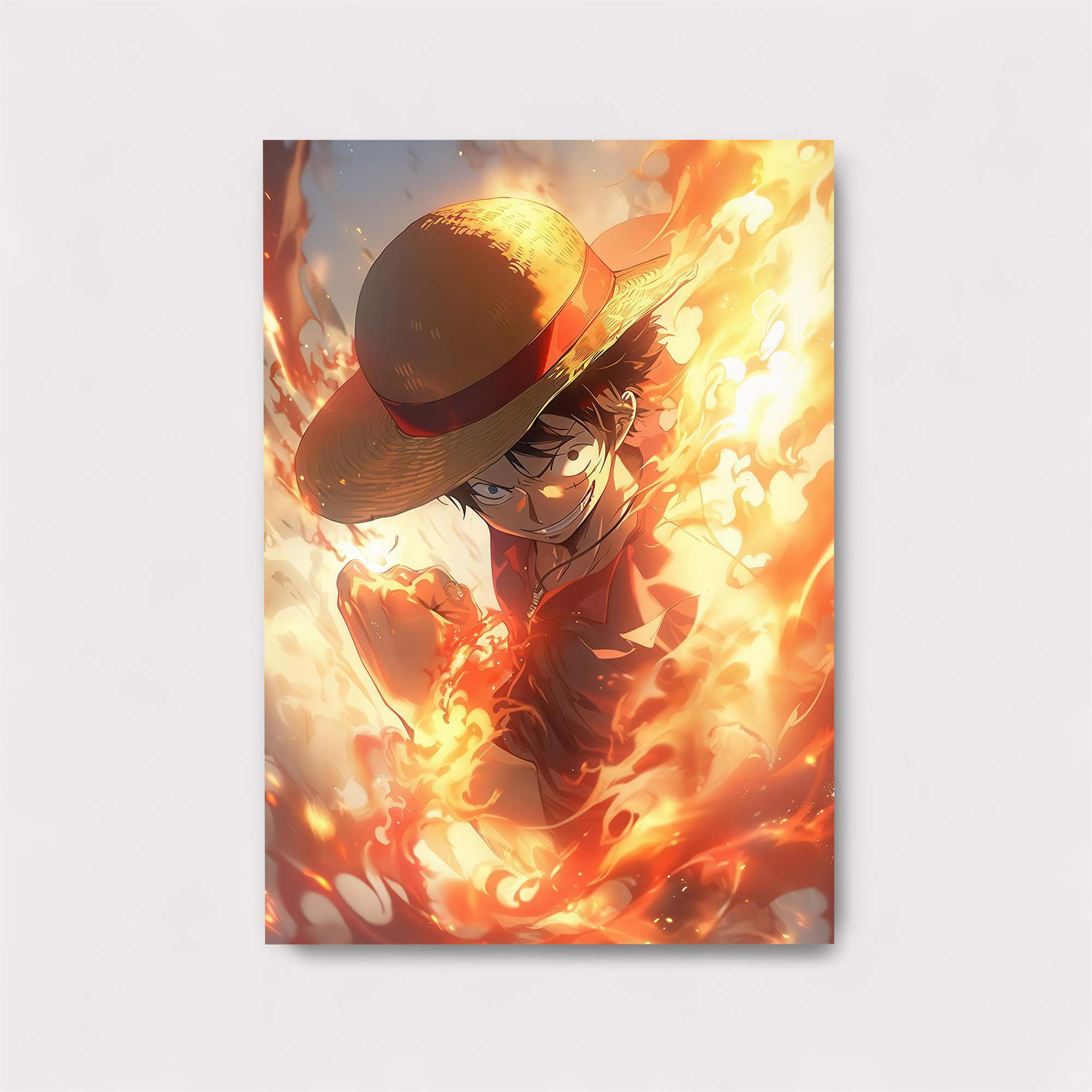 Luffy Blaze Safe Wall Magnetic / M