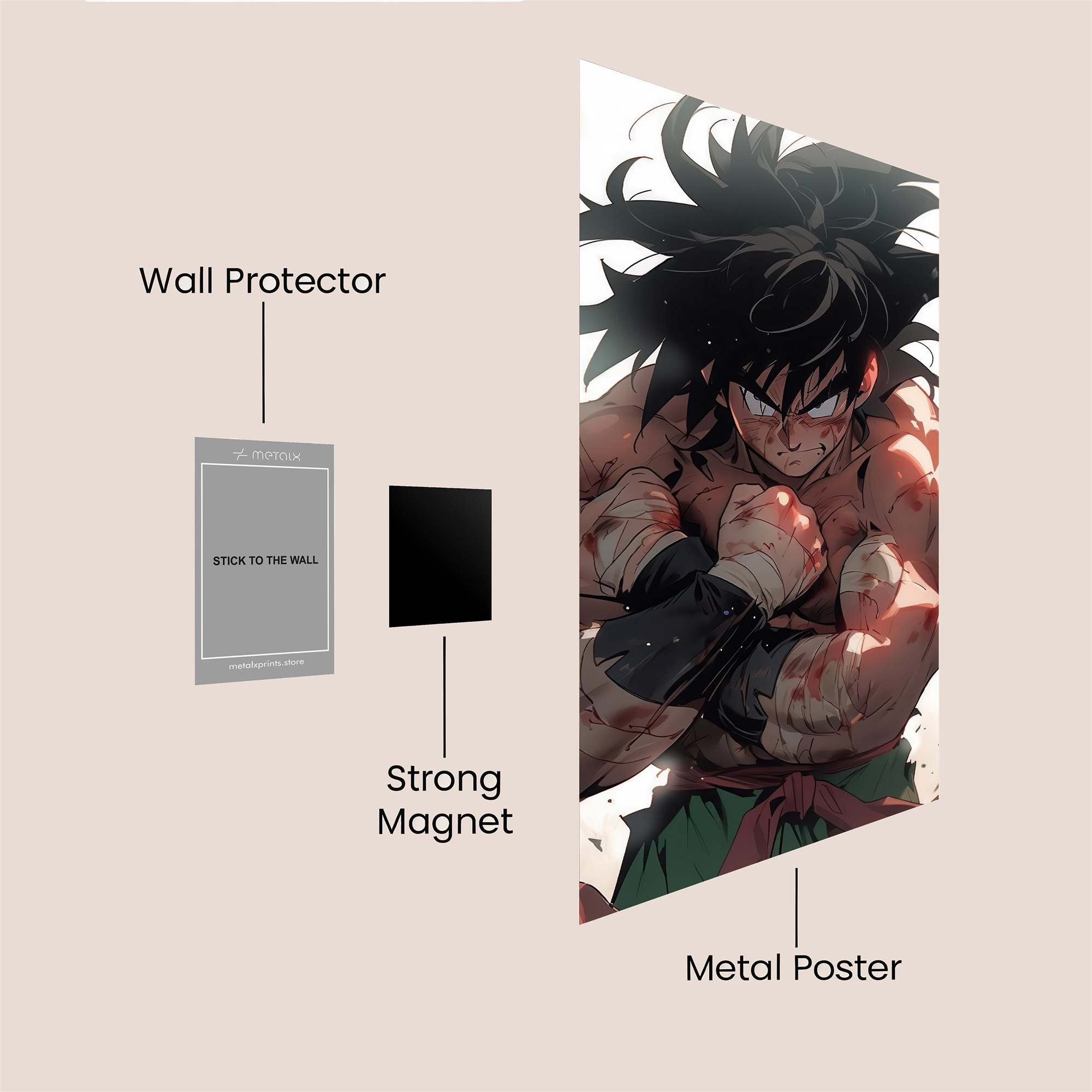 Broly Ferocity Safe Wall Magnetic / M
