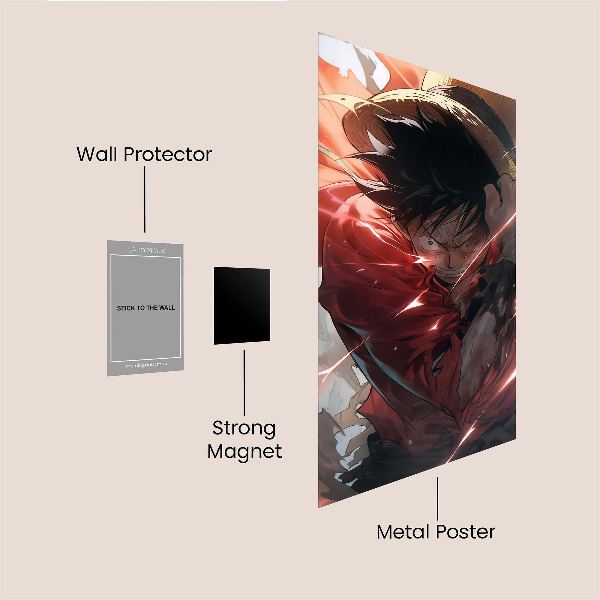 Luffy Surge Safe Wall Magnetic / M