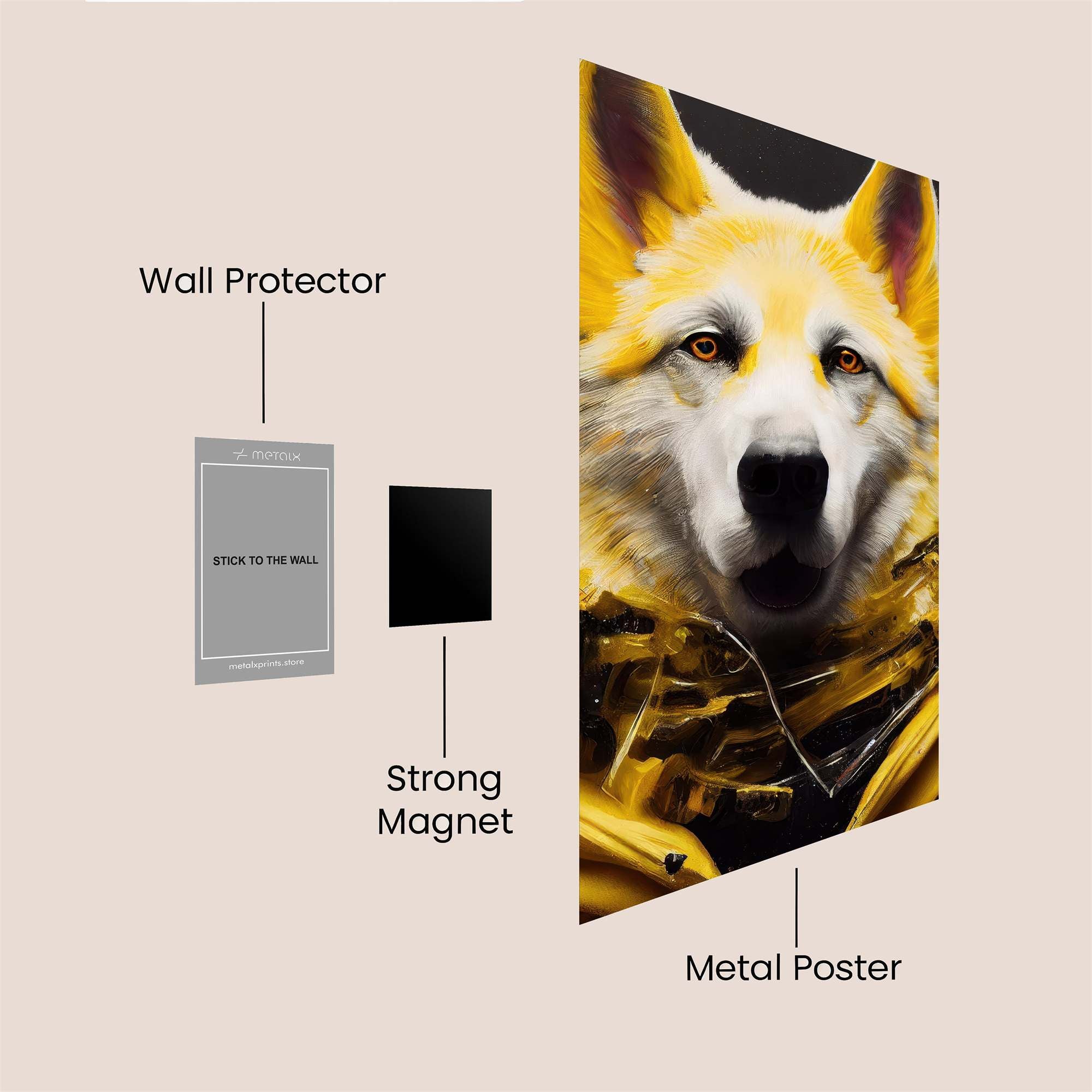 Canine Voyager Safe Wall Magnetic / M