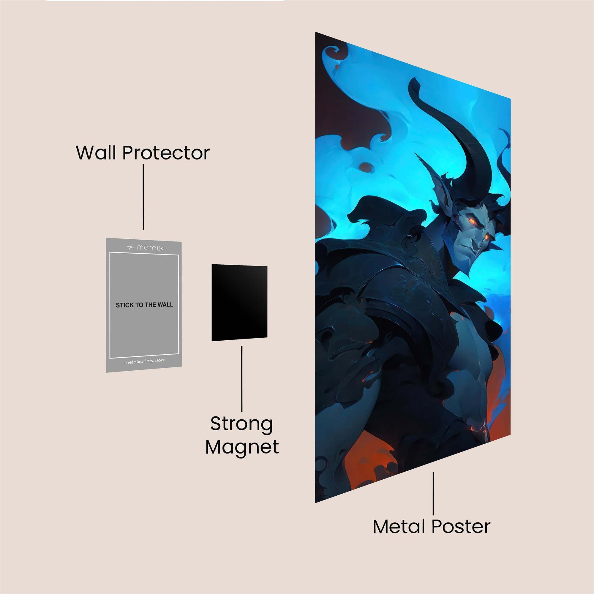 Infernal Reverie Safe Wall Magnetic / M