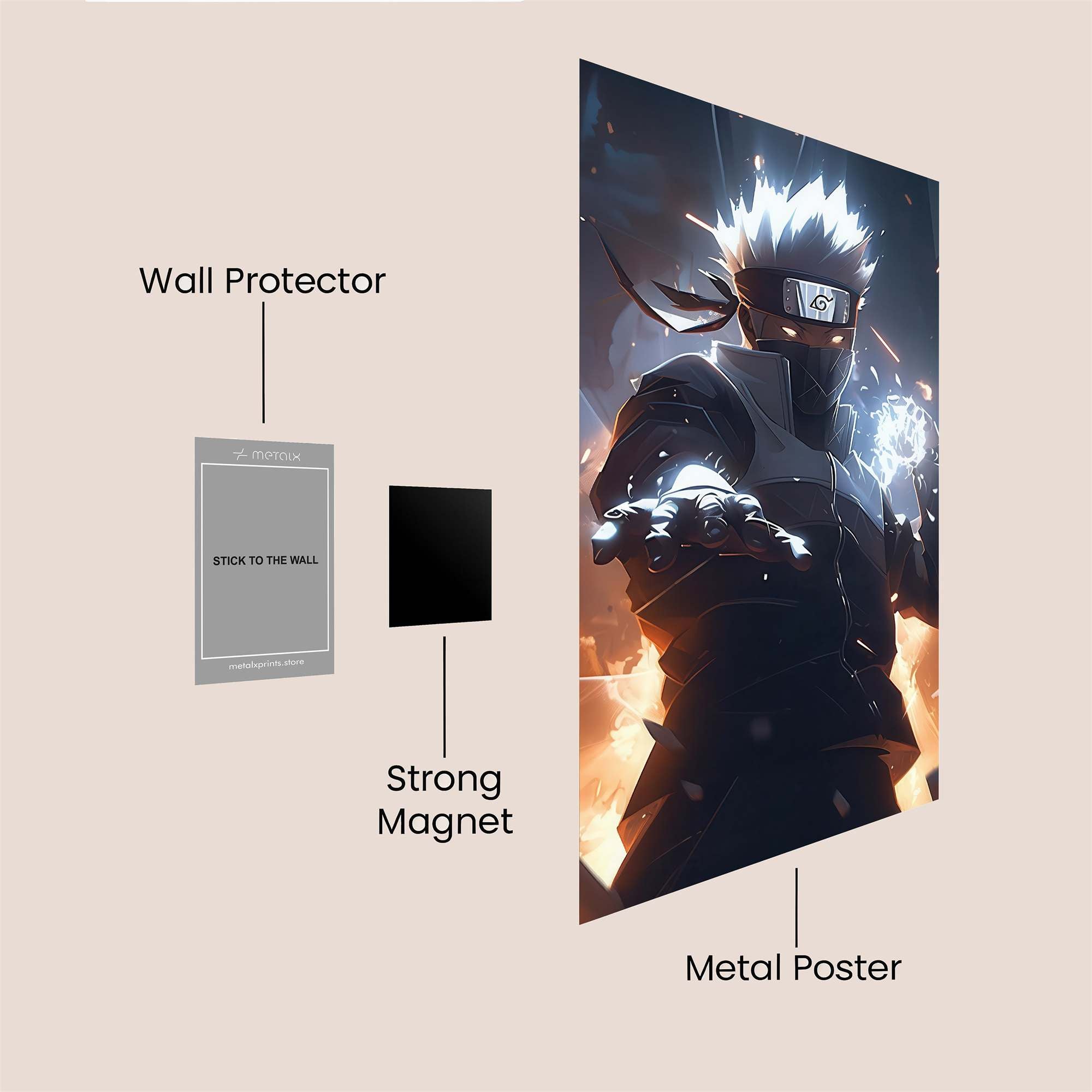 Kakashi Vortex Safe Wall Magnetic / M