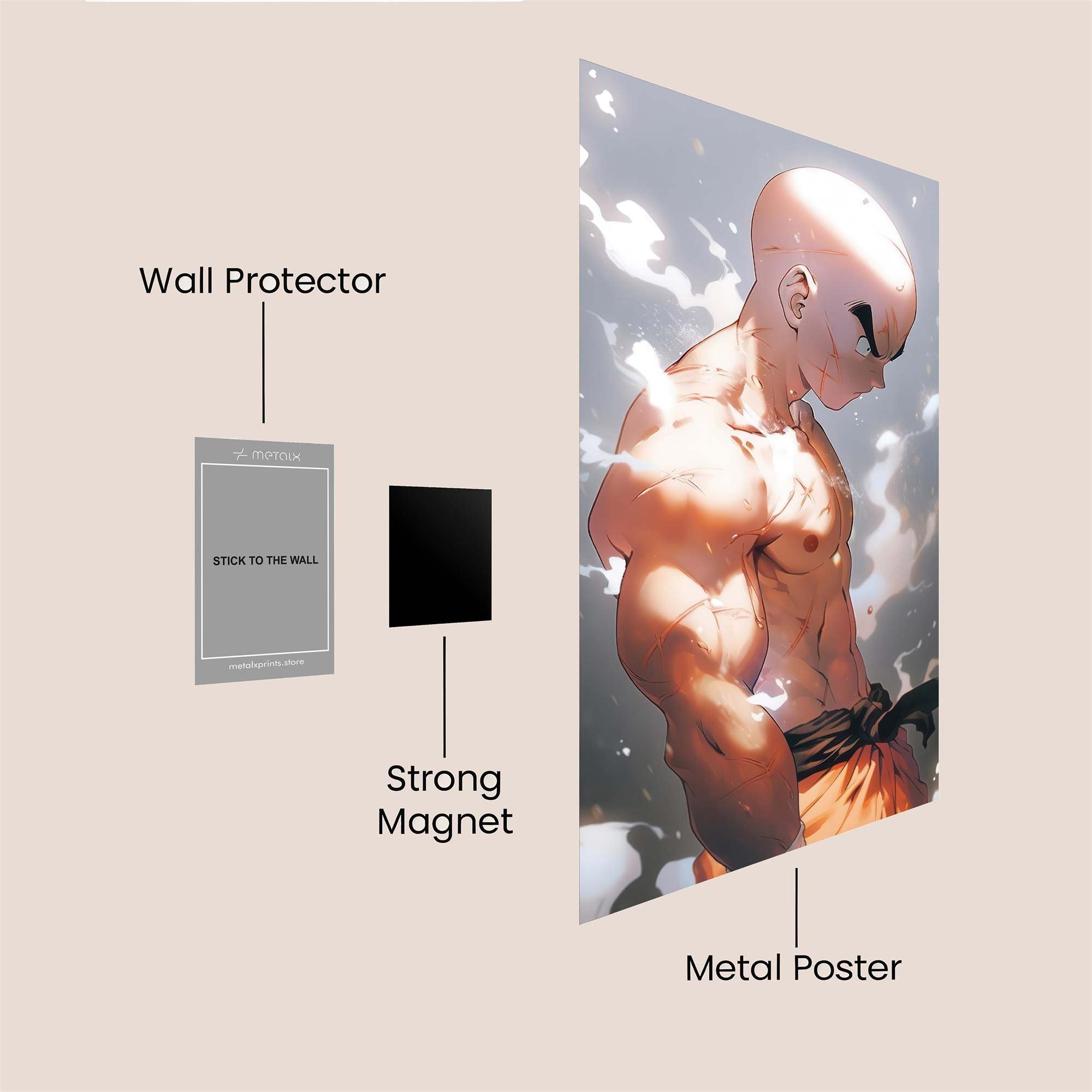 Krillin Resolve Safe Wall Magnetic / M