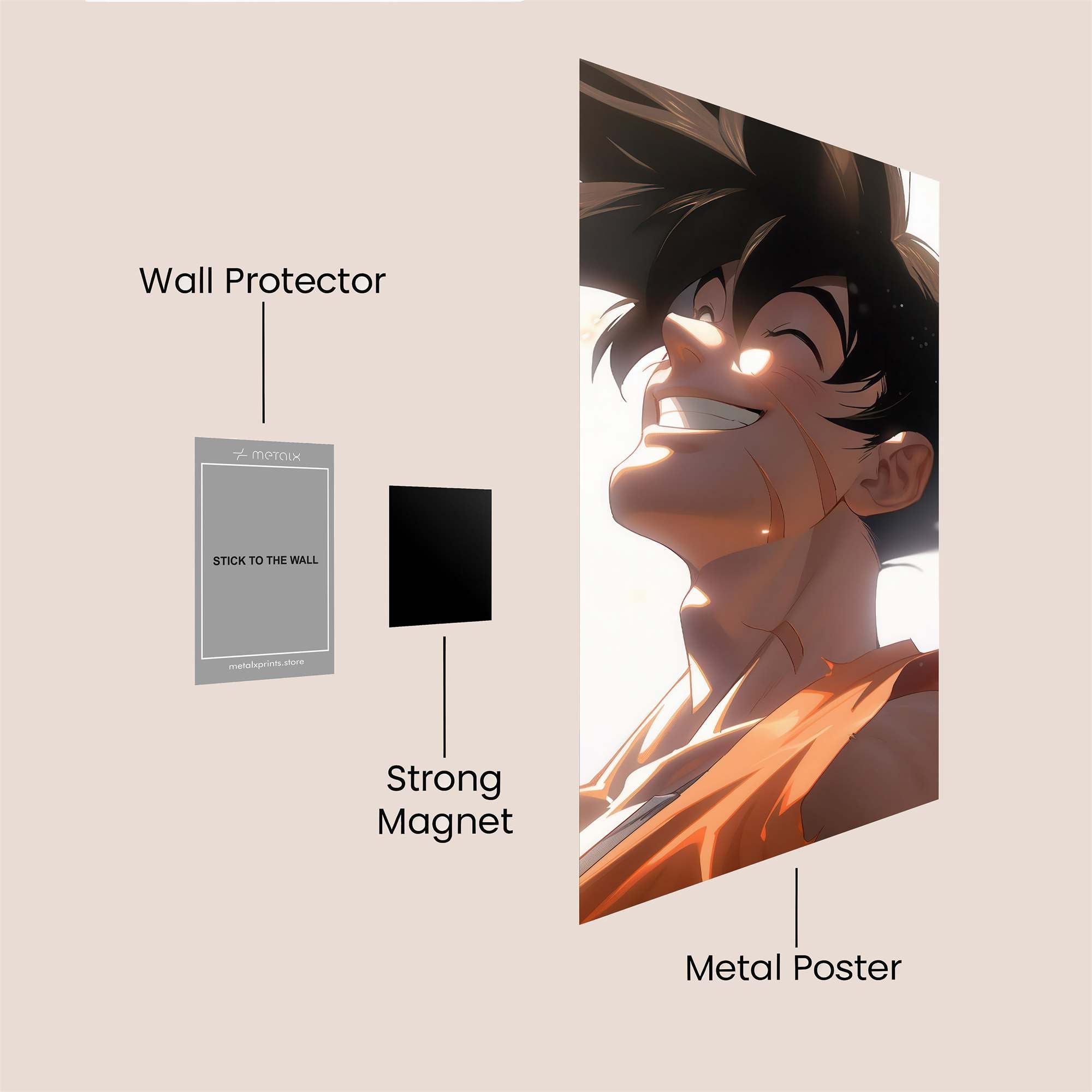 Goku Bliss Safe Wall Magnetic / M