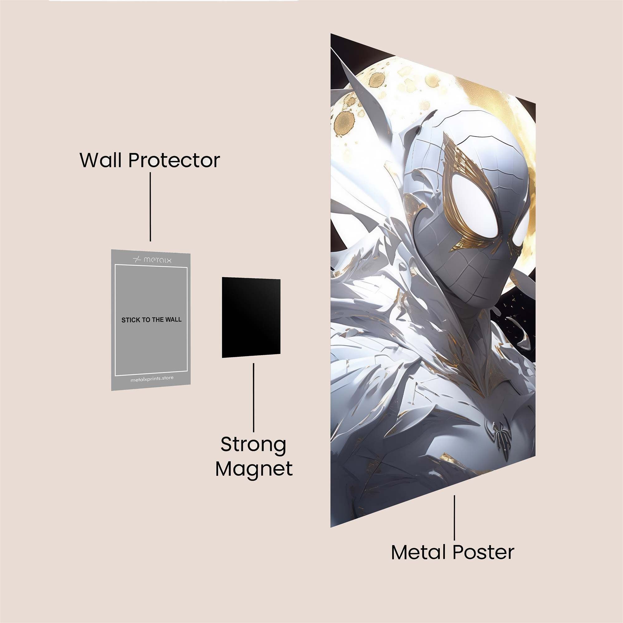 Lunar Vigilante Safe Wall Magnetic / M