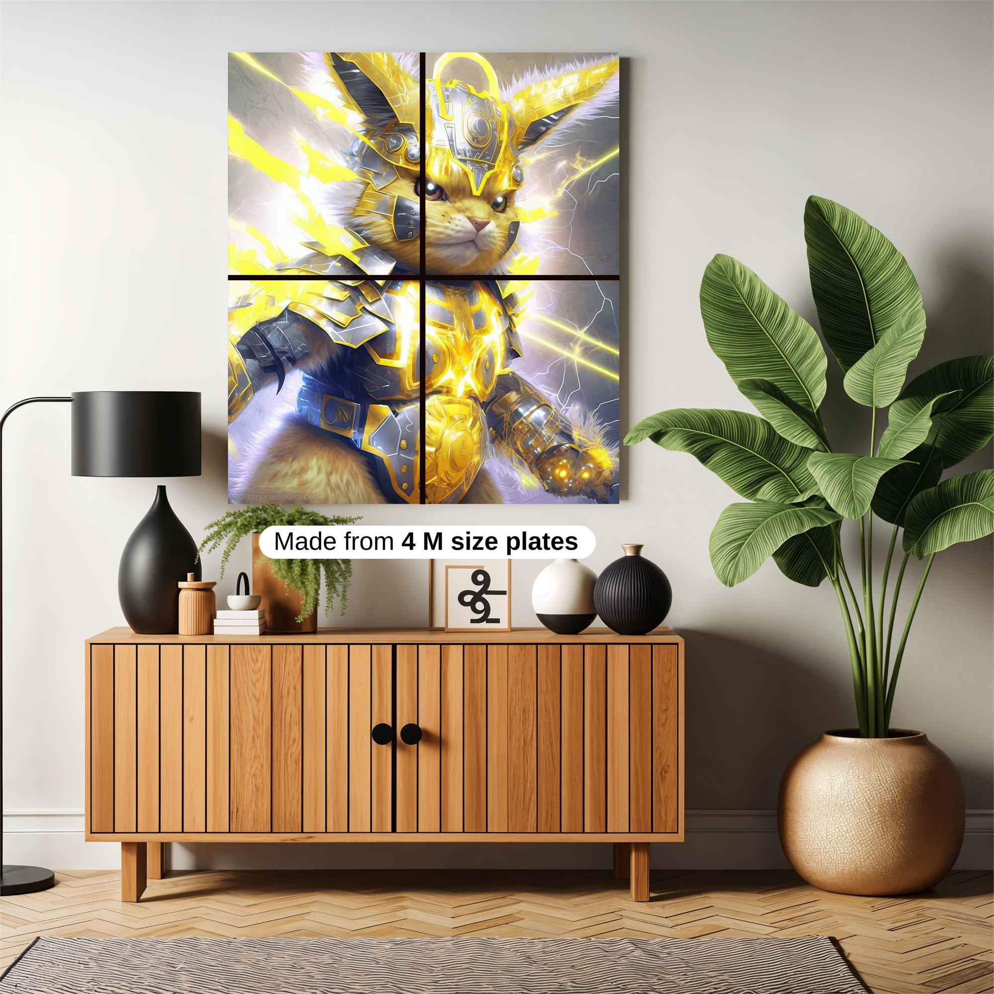 Pikachu Thunderforce Safe Wall Magnetic / M