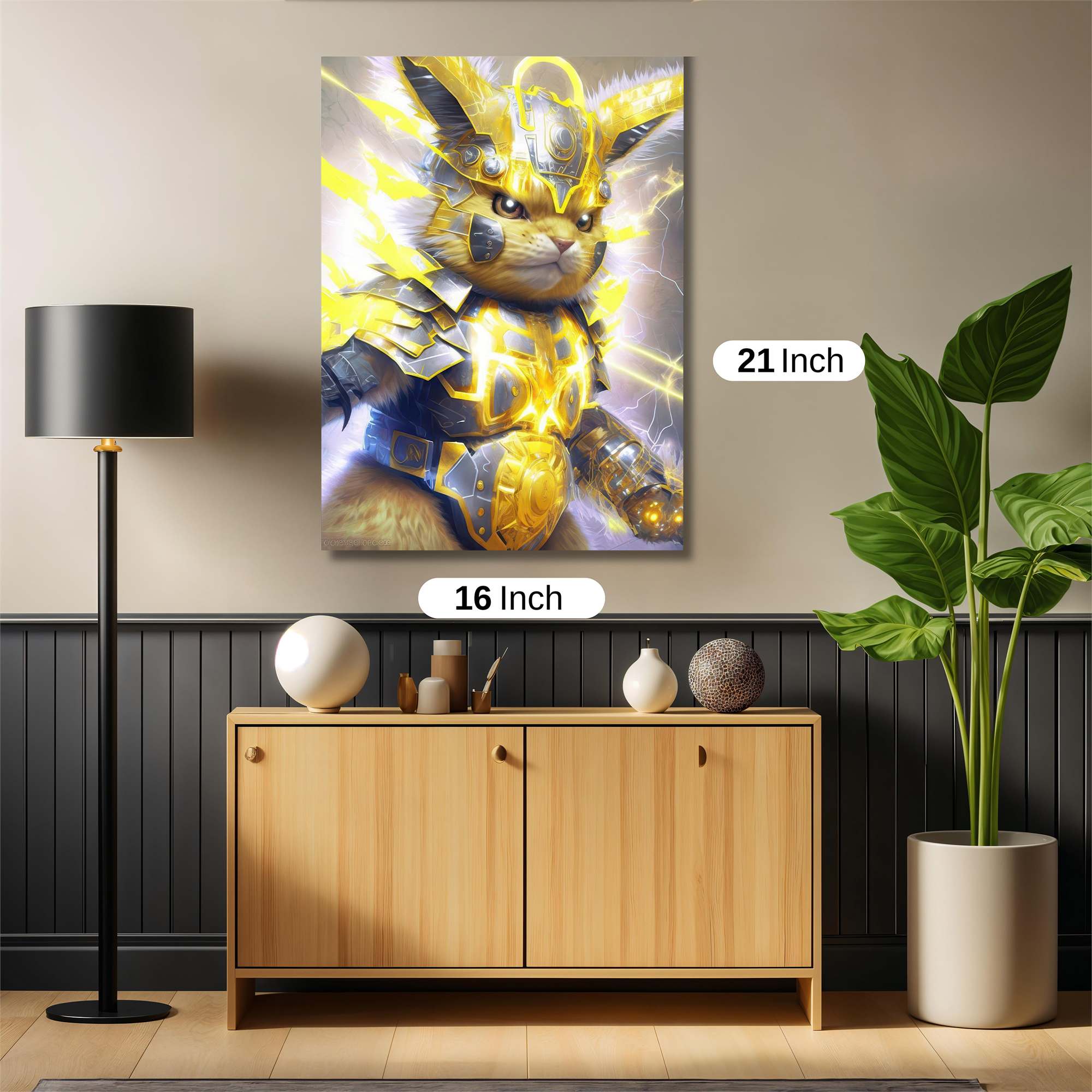 Pikachu Thunderforce Safe Wall Magnetic / M