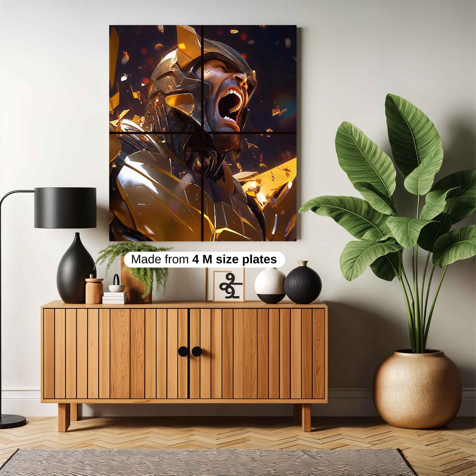 Golden Fury Safe Wall Magnetic / M