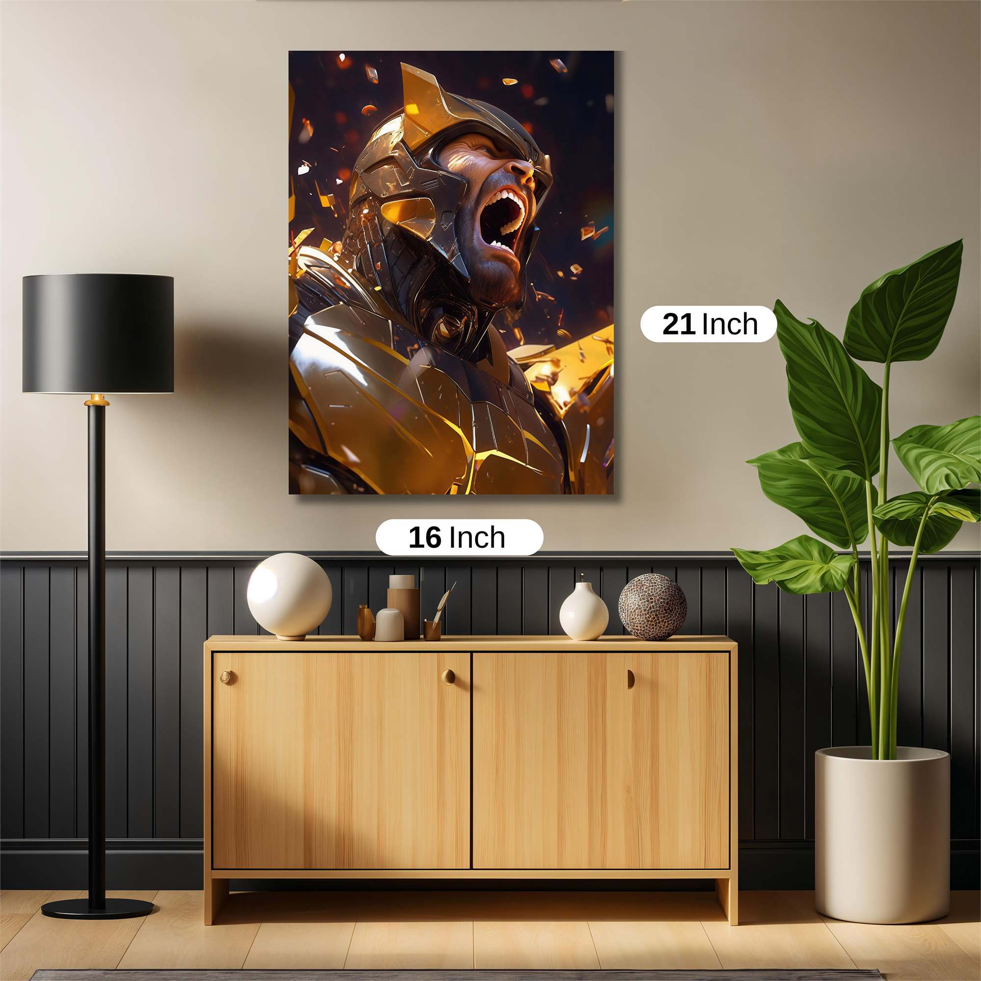 Golden Fury Safe Wall Magnetic / M