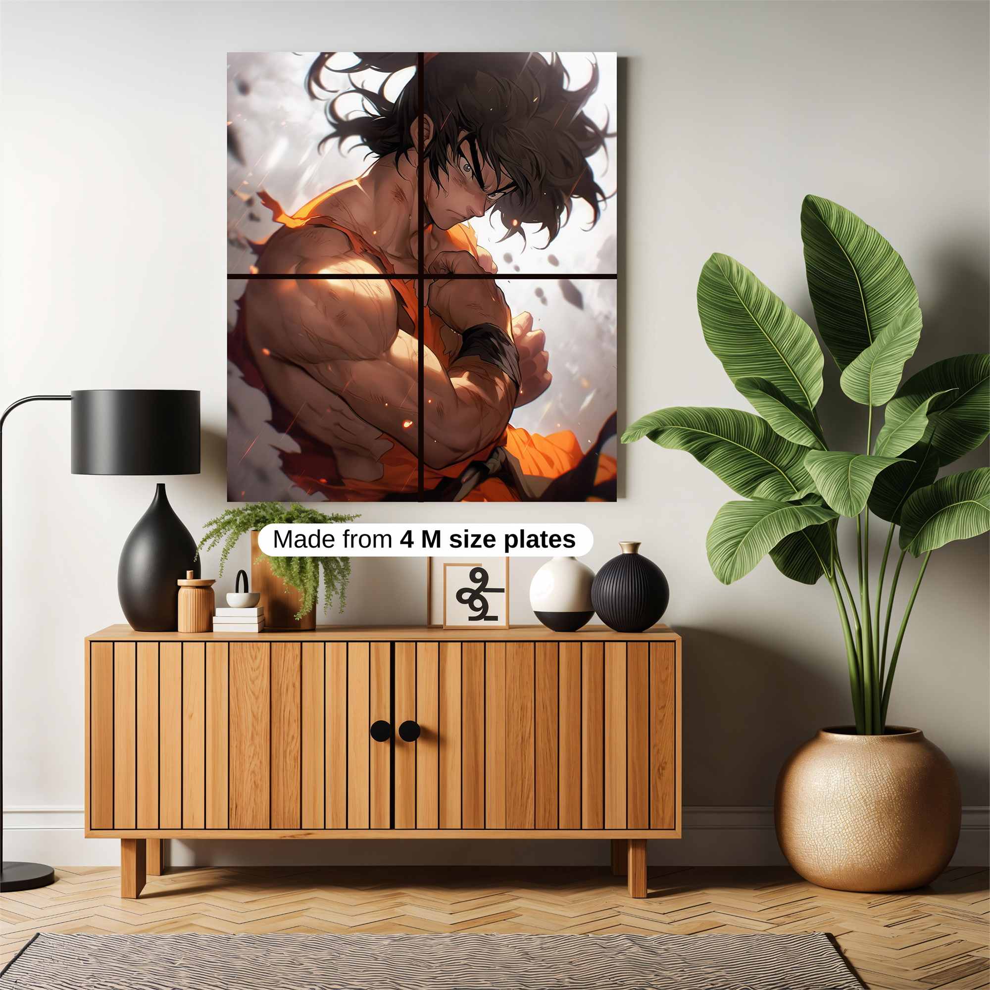 Saiyan Resolve Safe Wall Magnetic / M