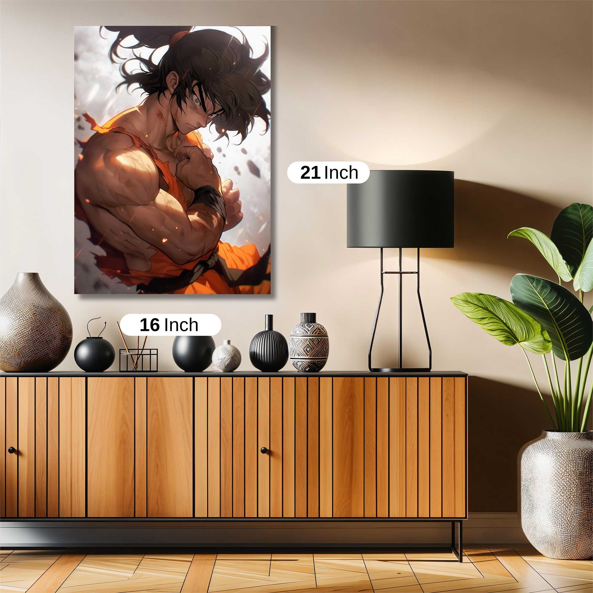 Saiyan Resolve Safe Wall Magnetic / M