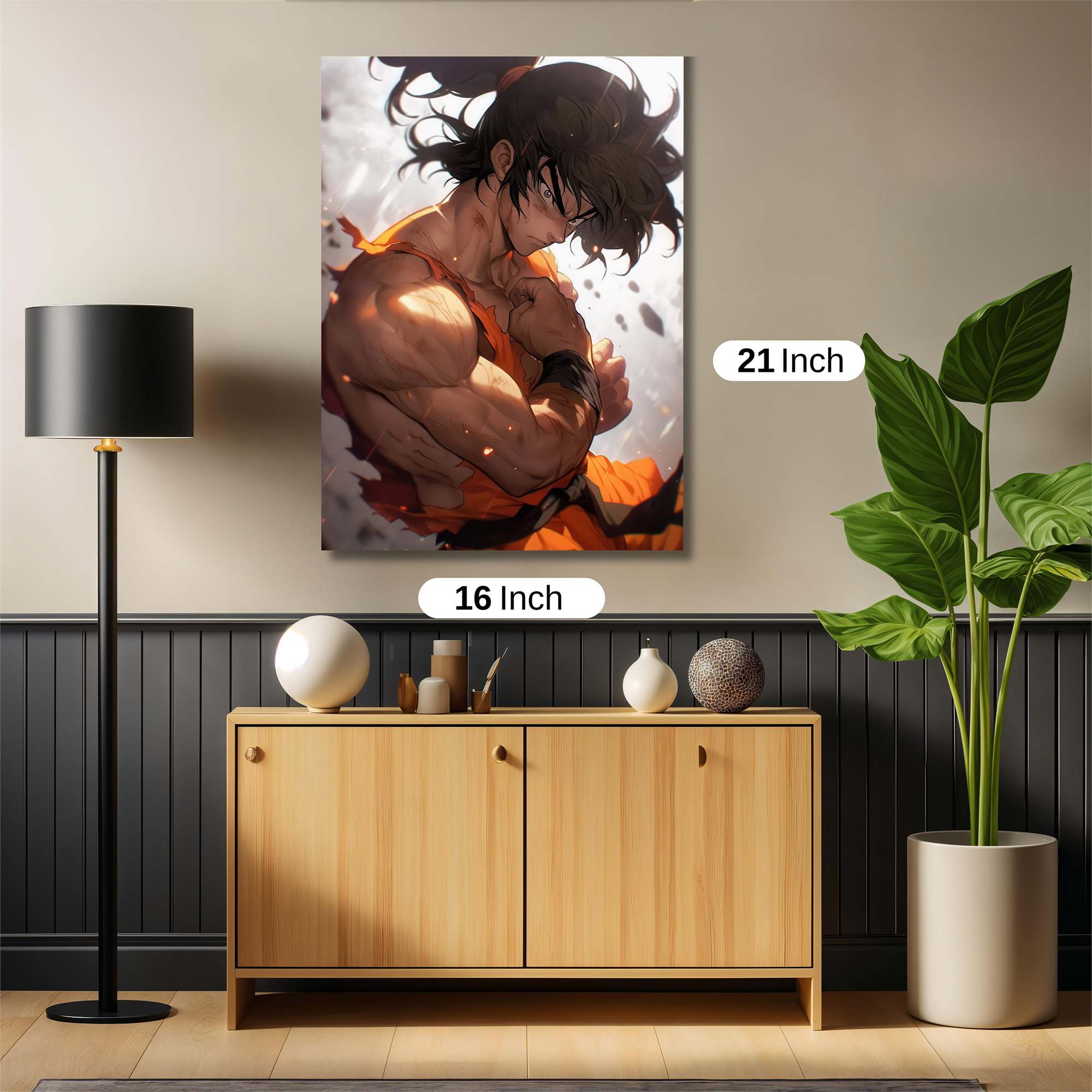 Saiyan Resolve Safe Wall Magnetic / M