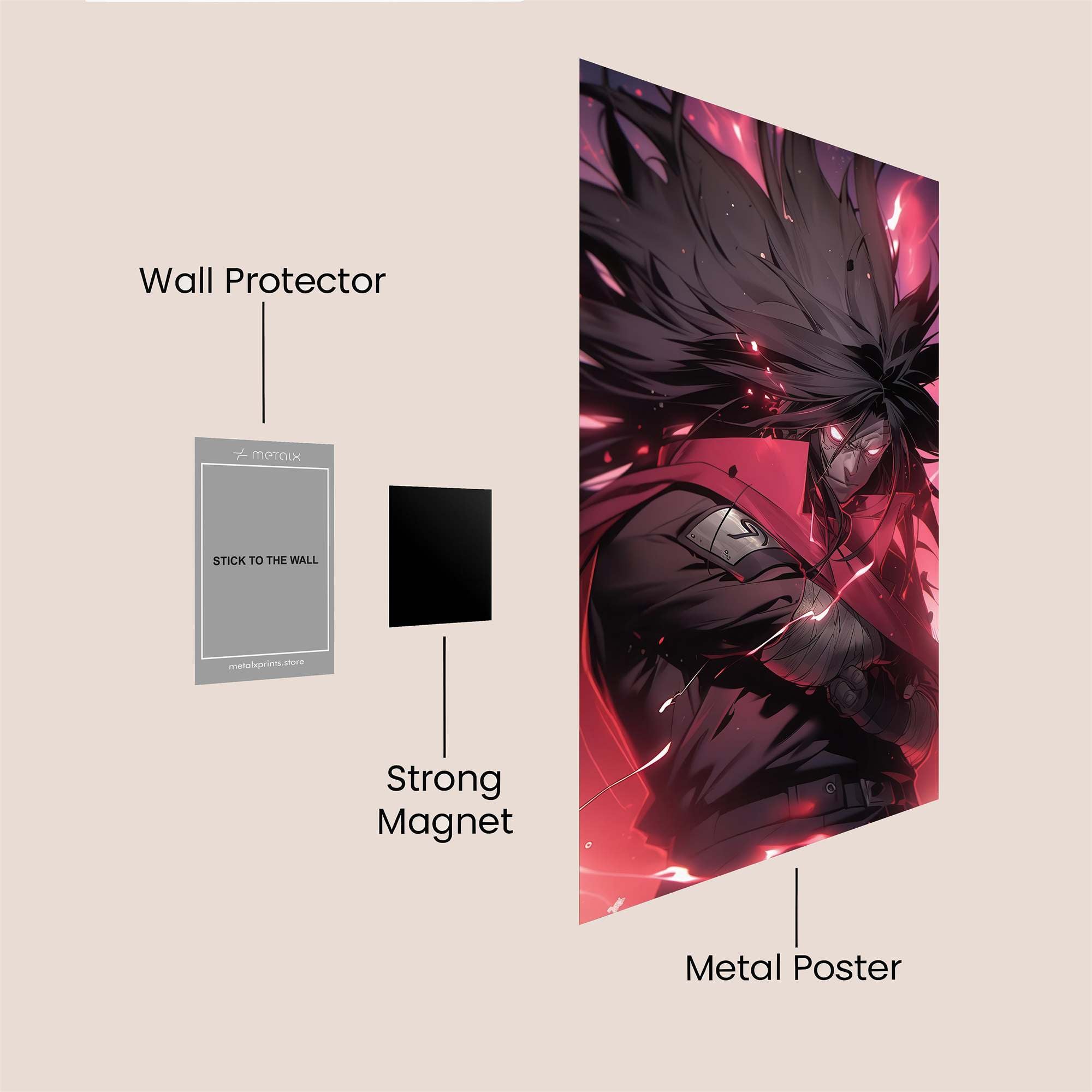 Vampire Fury Safe Wall Magnetic / M