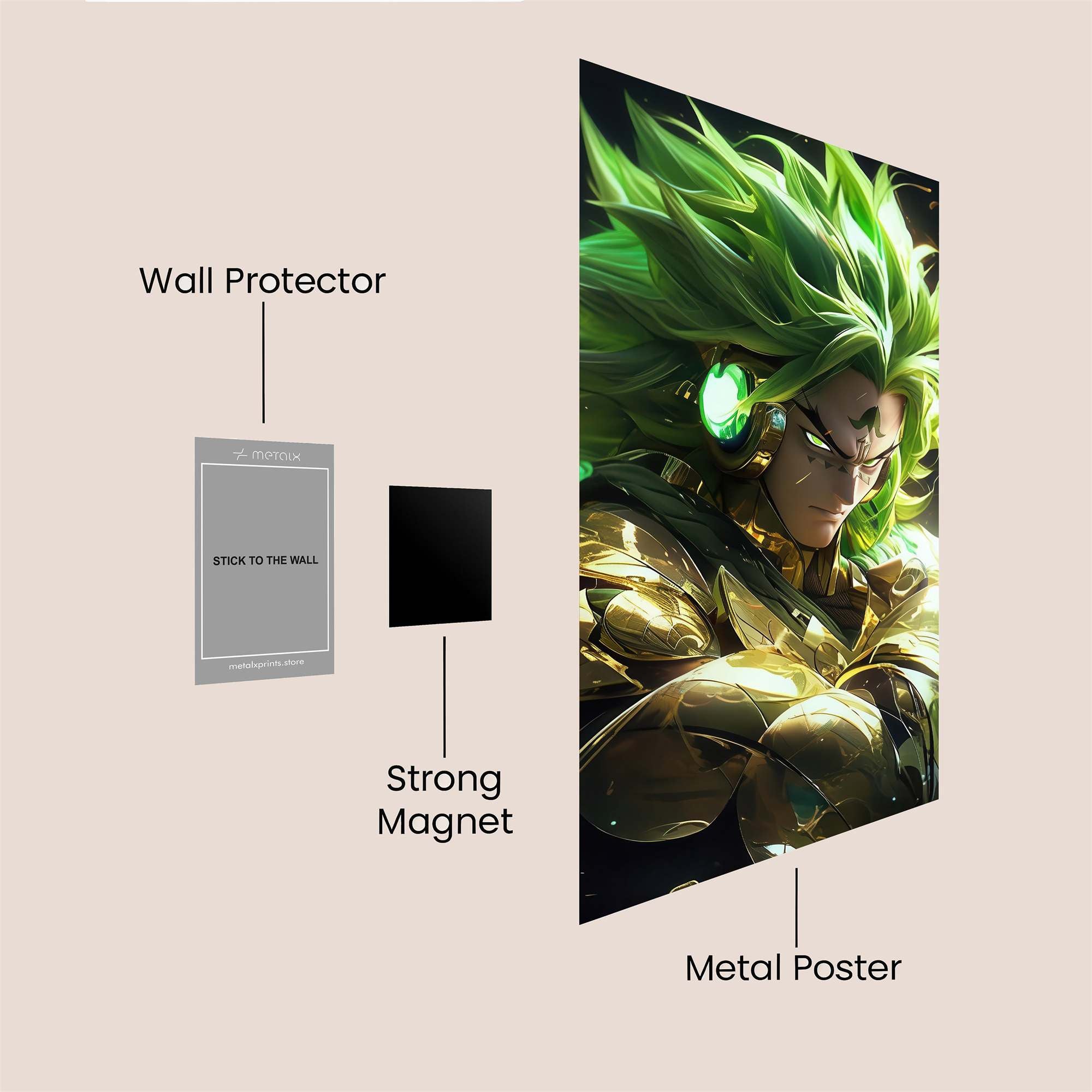 Warrior Radiance Safe Wall Magnetic / M