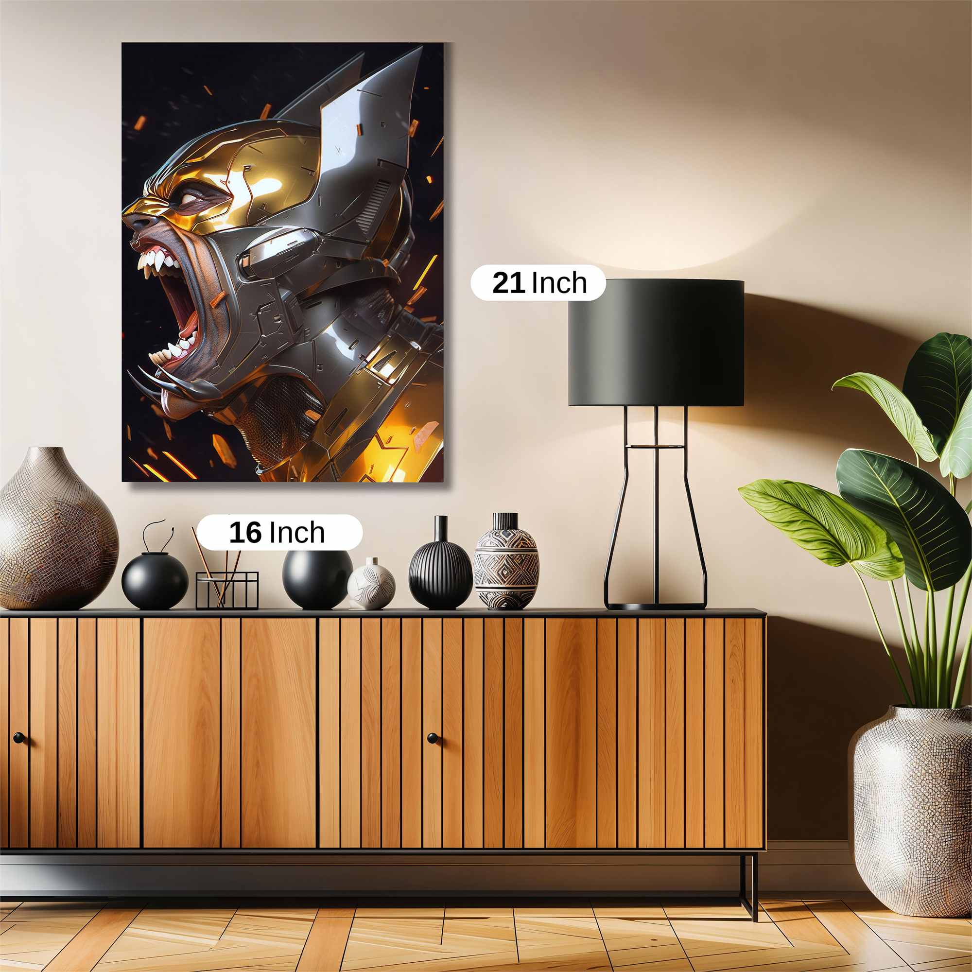 Metallic Fury Safe Wall Magnetic / M