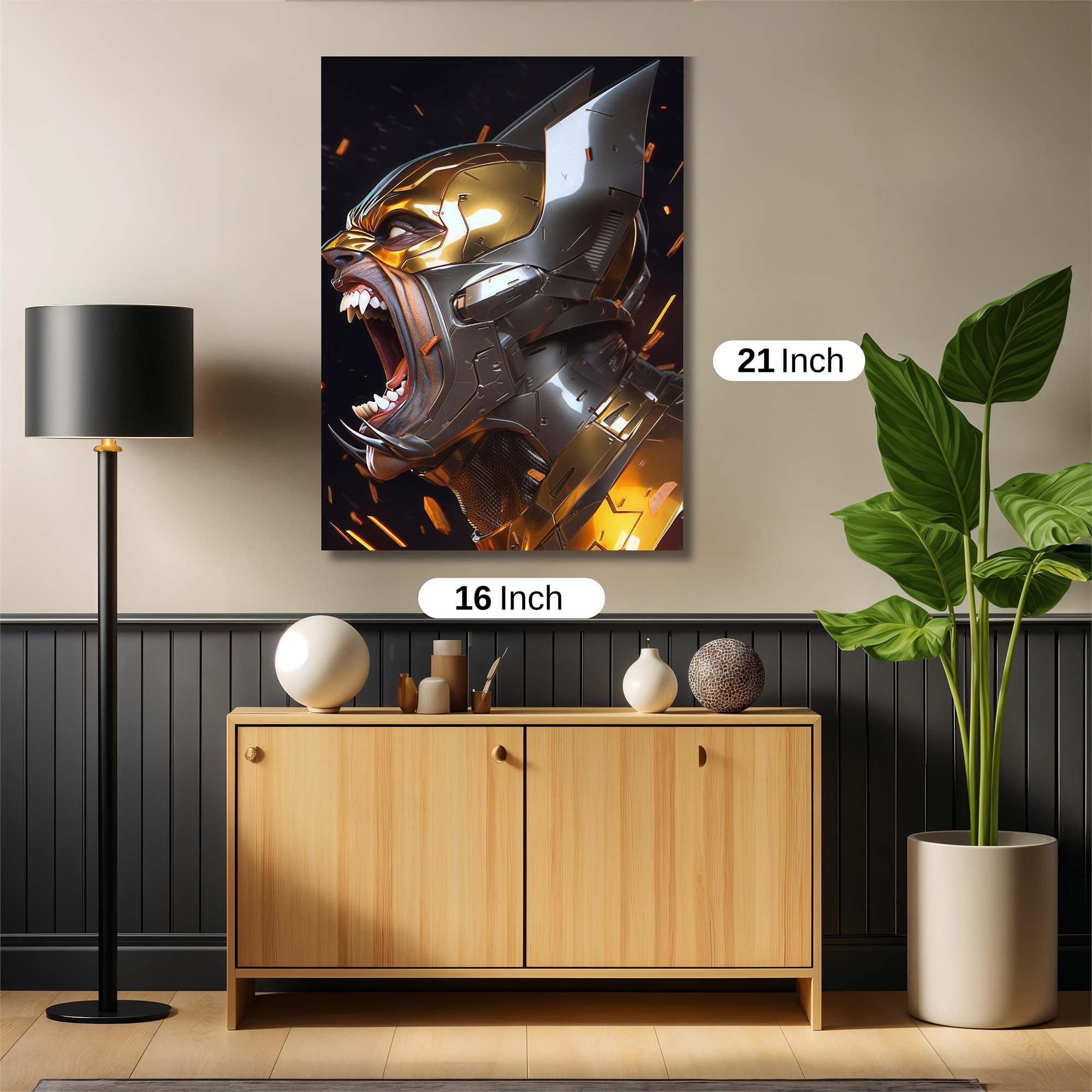 Metallic Fury Safe Wall Magnetic / M