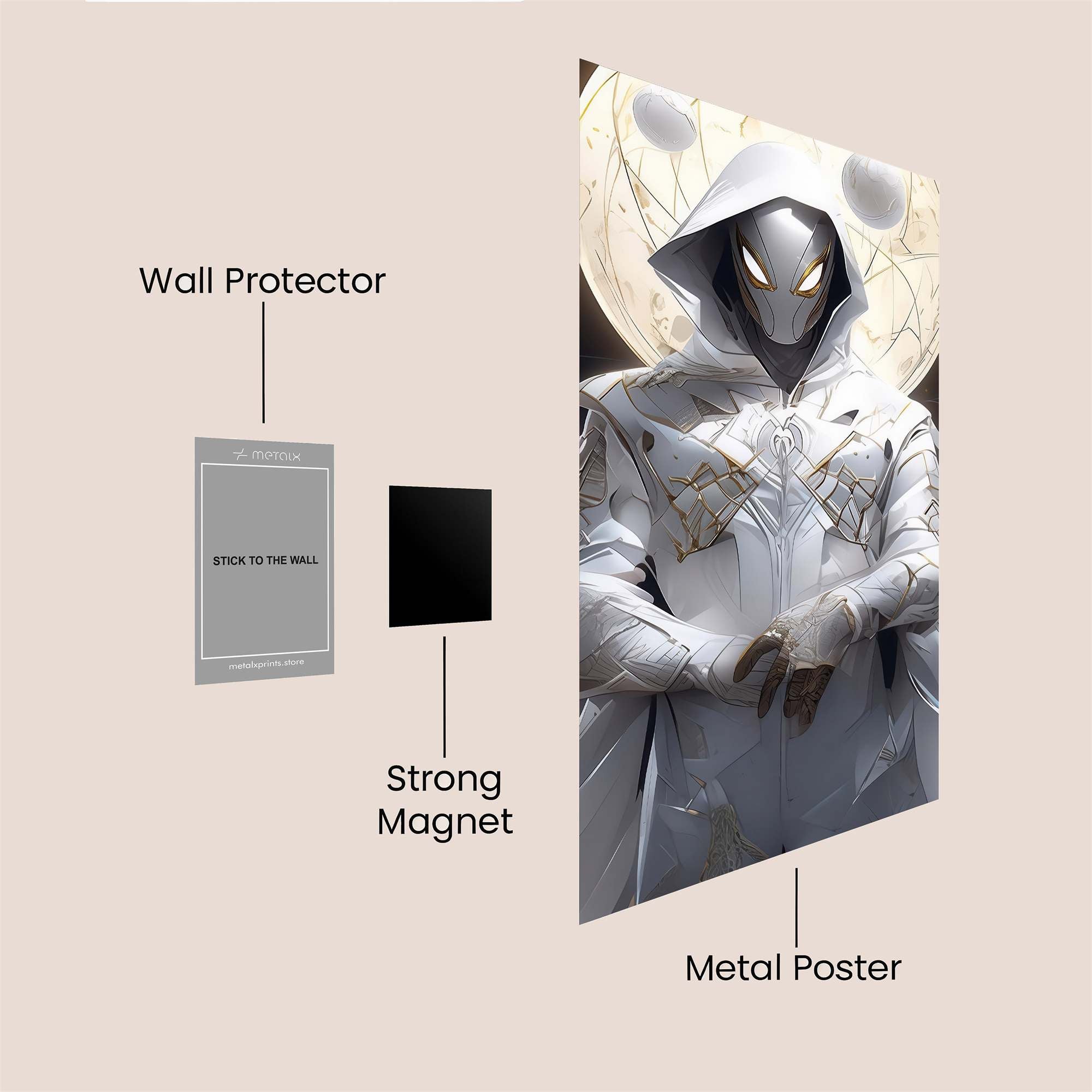 Moonlit Vigilance Safe Wall Magnetic / M