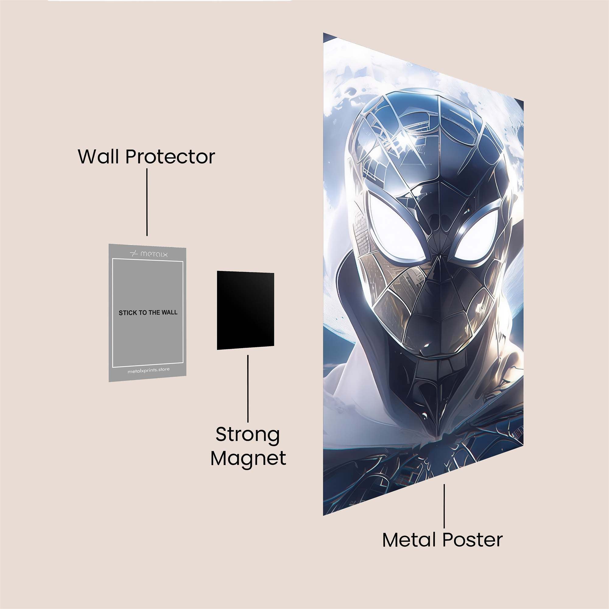 Spidey Radiance Safe Wall Magnetic / M