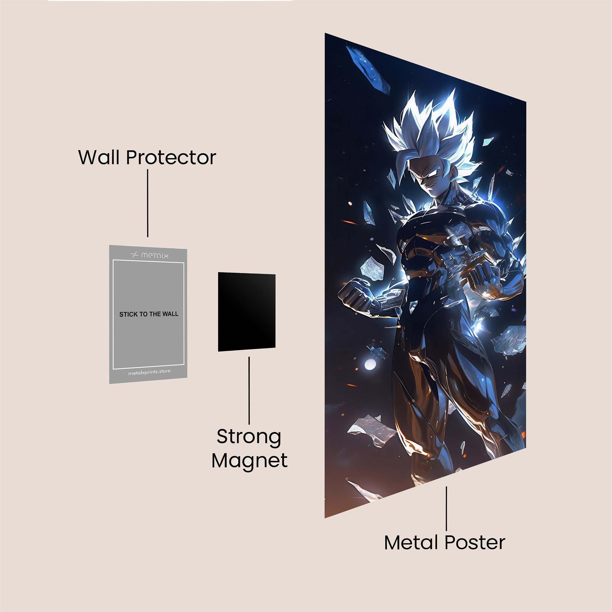 Cosmic Fury Safe Wall Magnetic / M