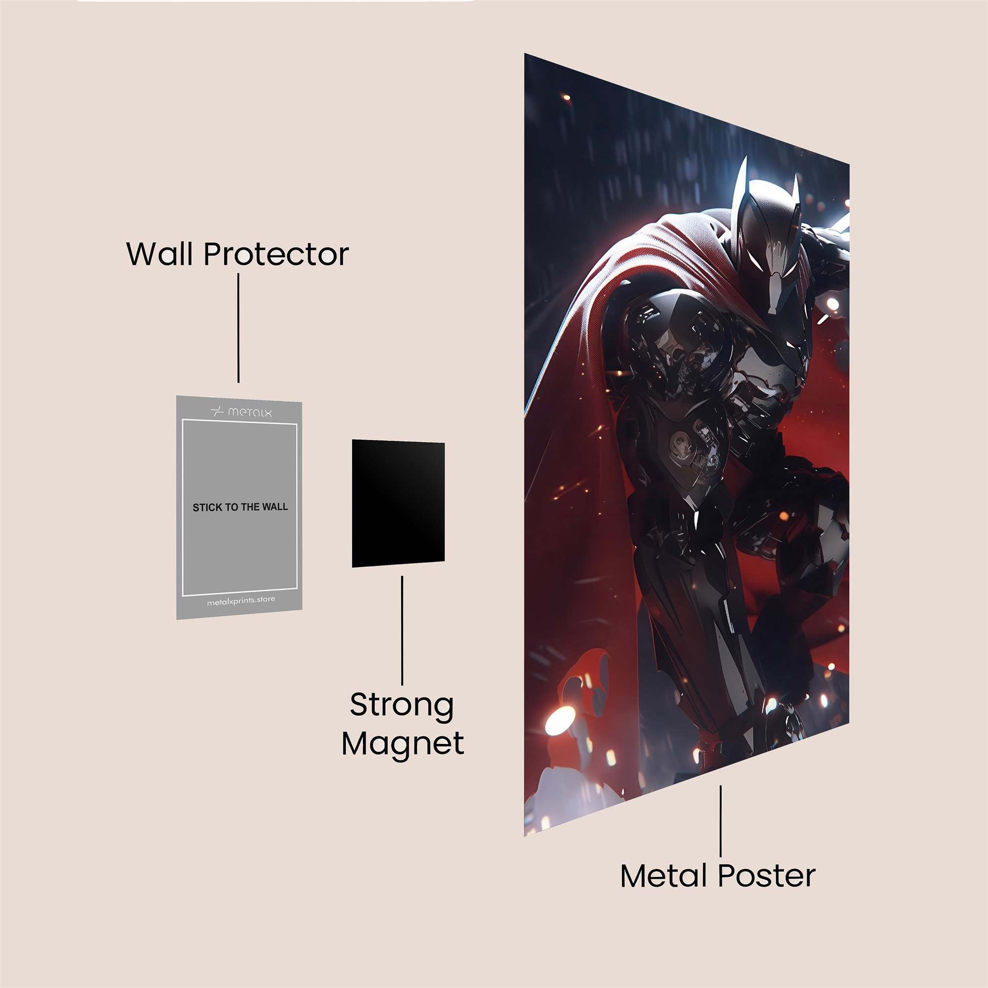 Armored Vigilance Safe Wall Magnetic / M