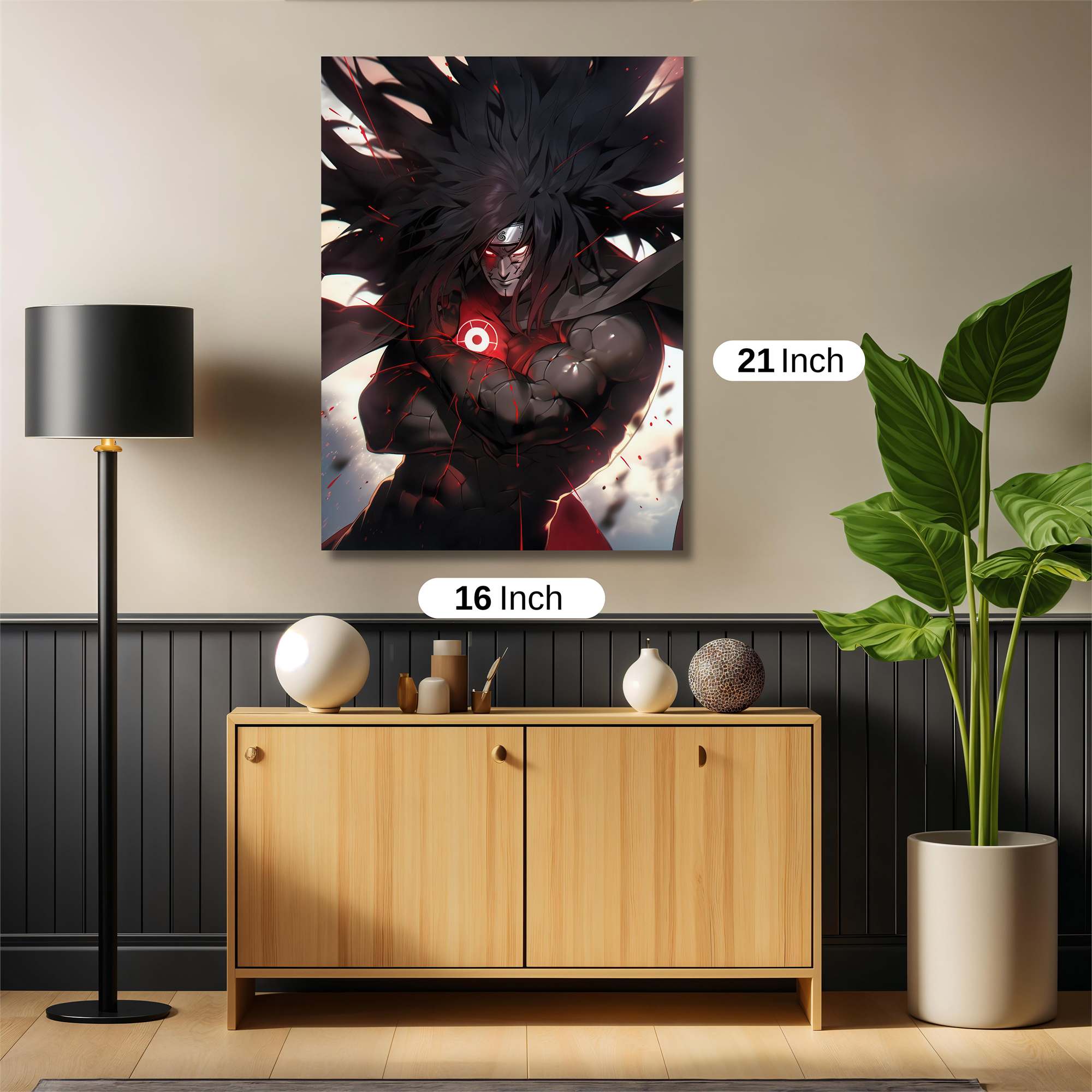 Uchiha Fury Safe Wall Magnetic / M