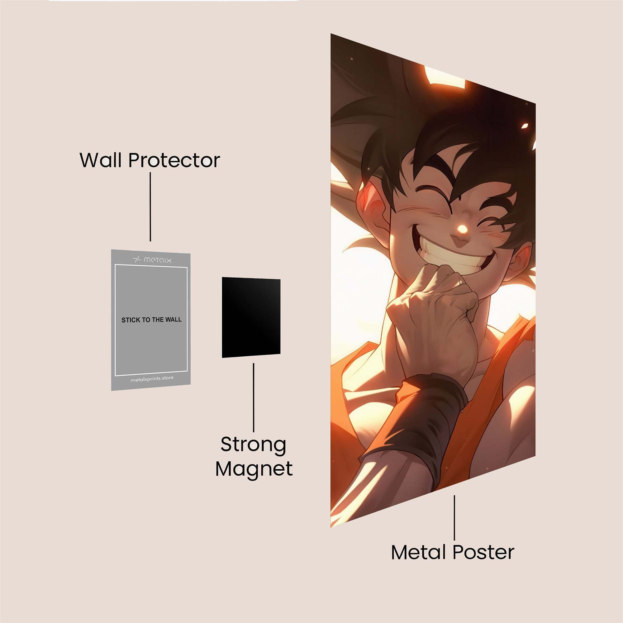 Goku Radiance Safe Wall Magnetic / M