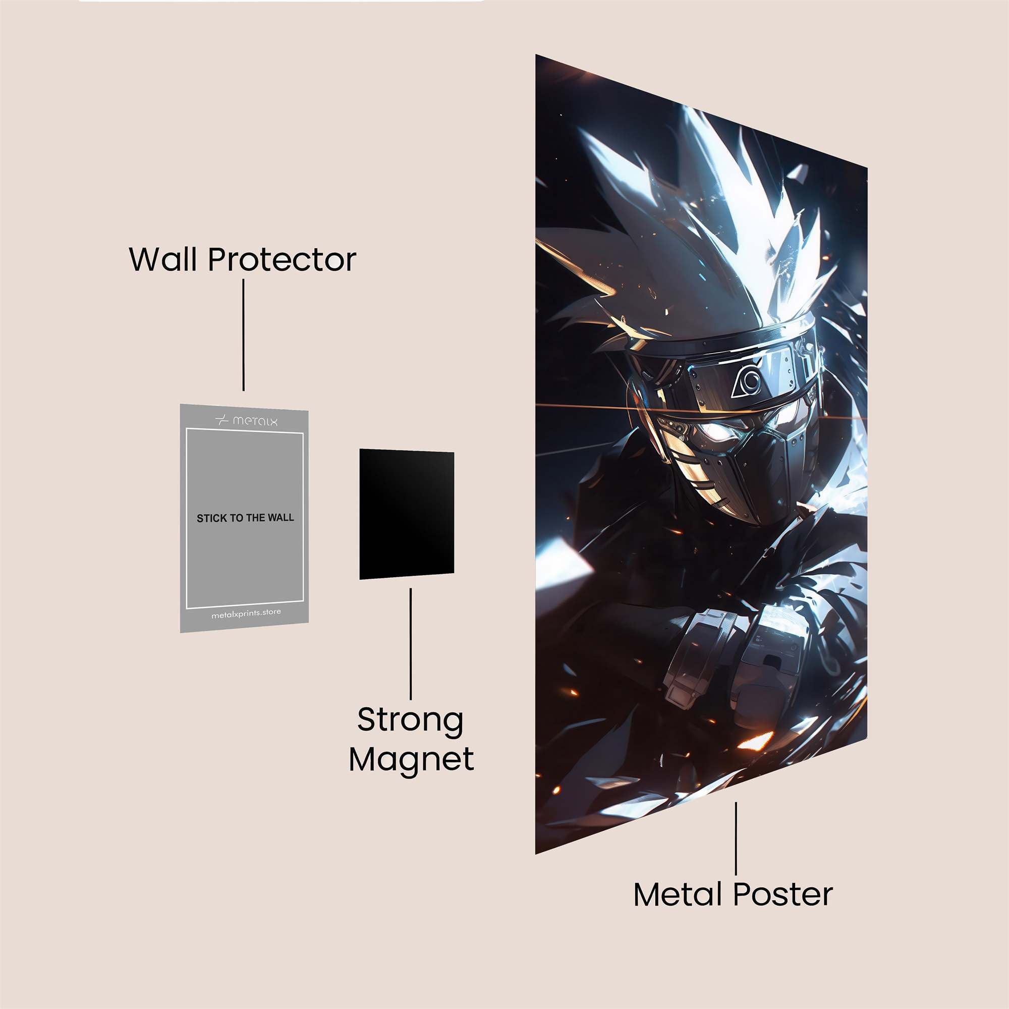 Kakashi Vortex Safe Wall Magnetic / M