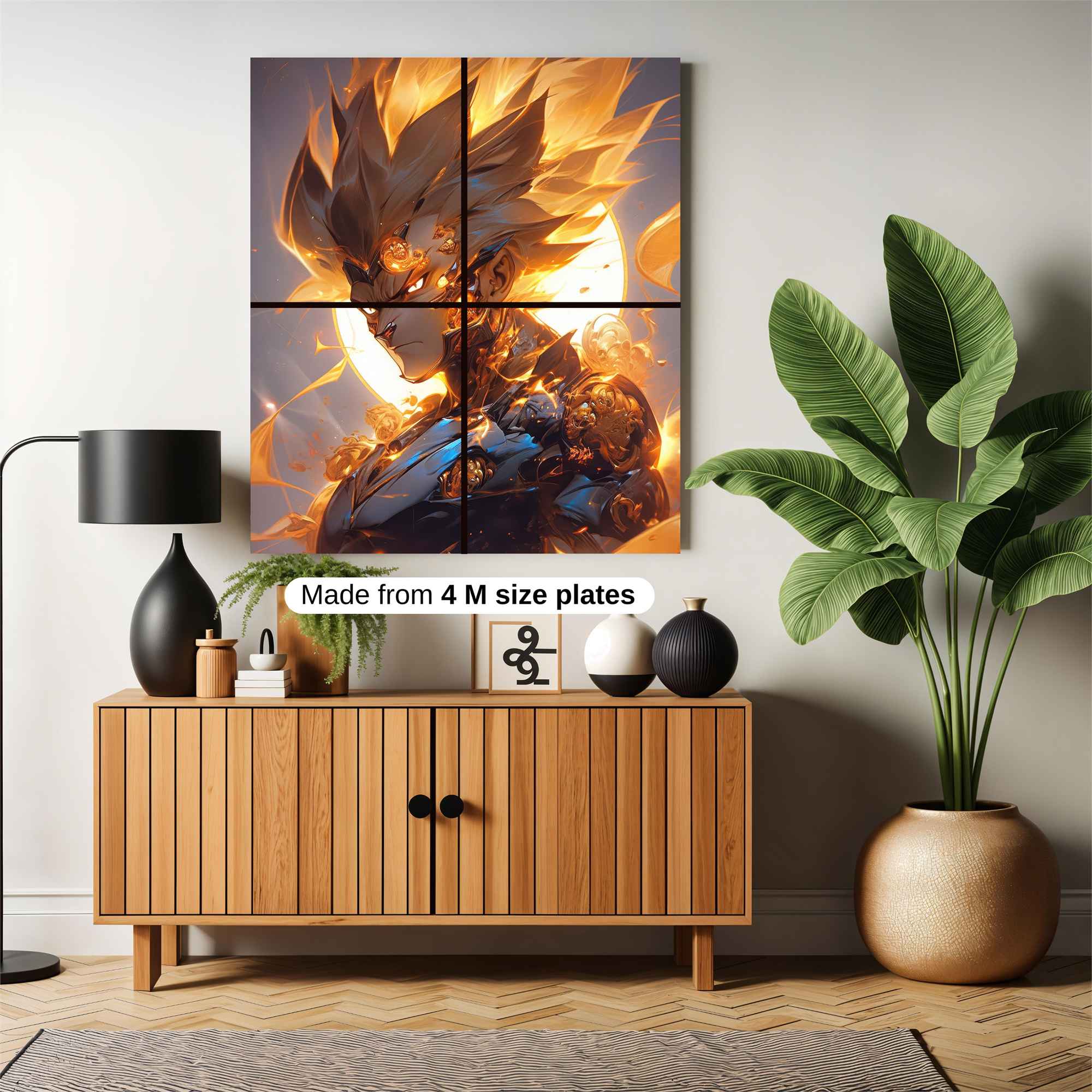 Flame Warrior Safe Wall Magnetic / M