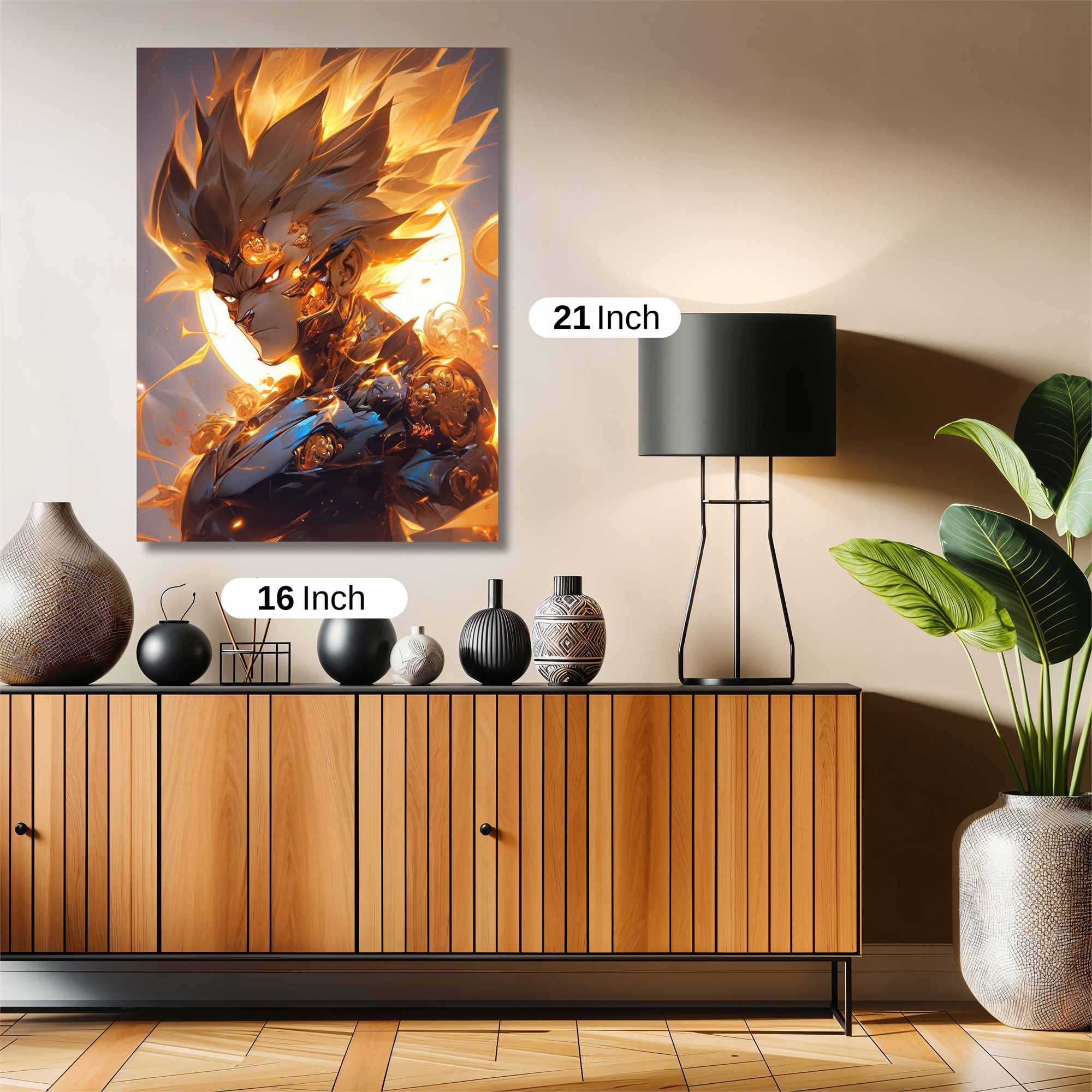 Flame Warrior Safe Wall Magnetic / M