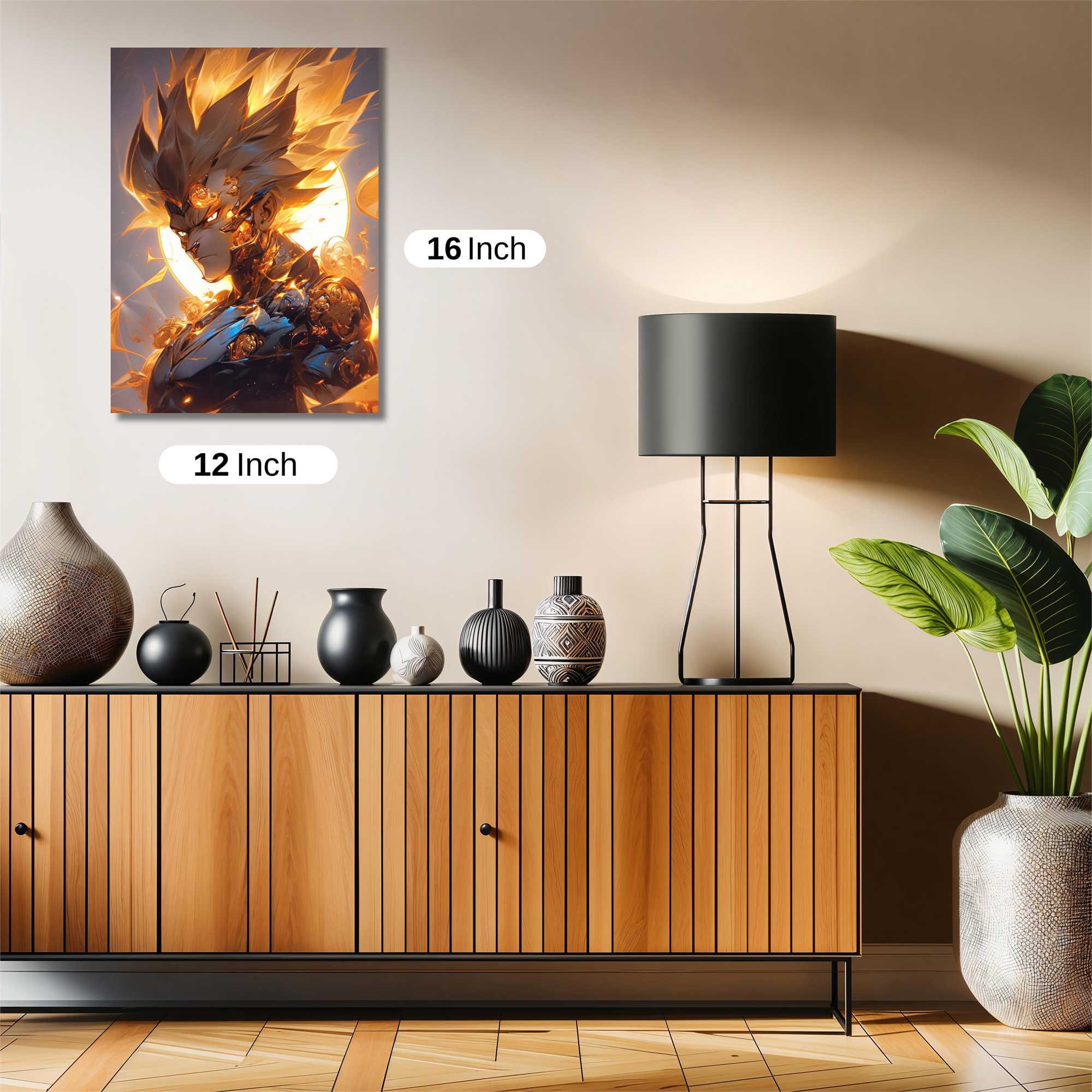 Flame Warrior Safe Wall Magnetic / M