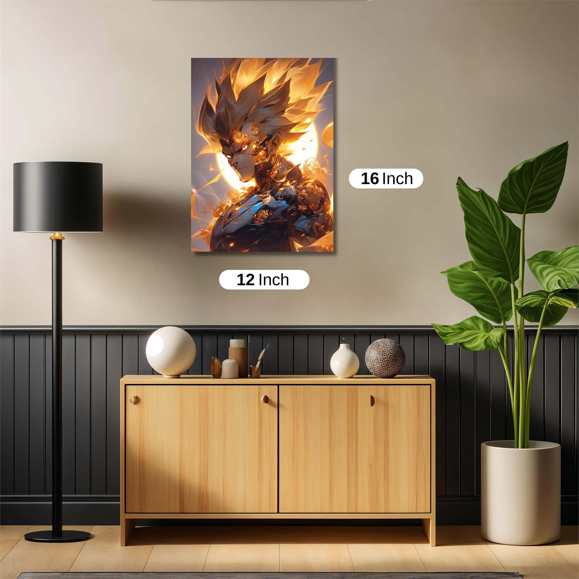 Flame Warrior Safe Wall Magnetic / M