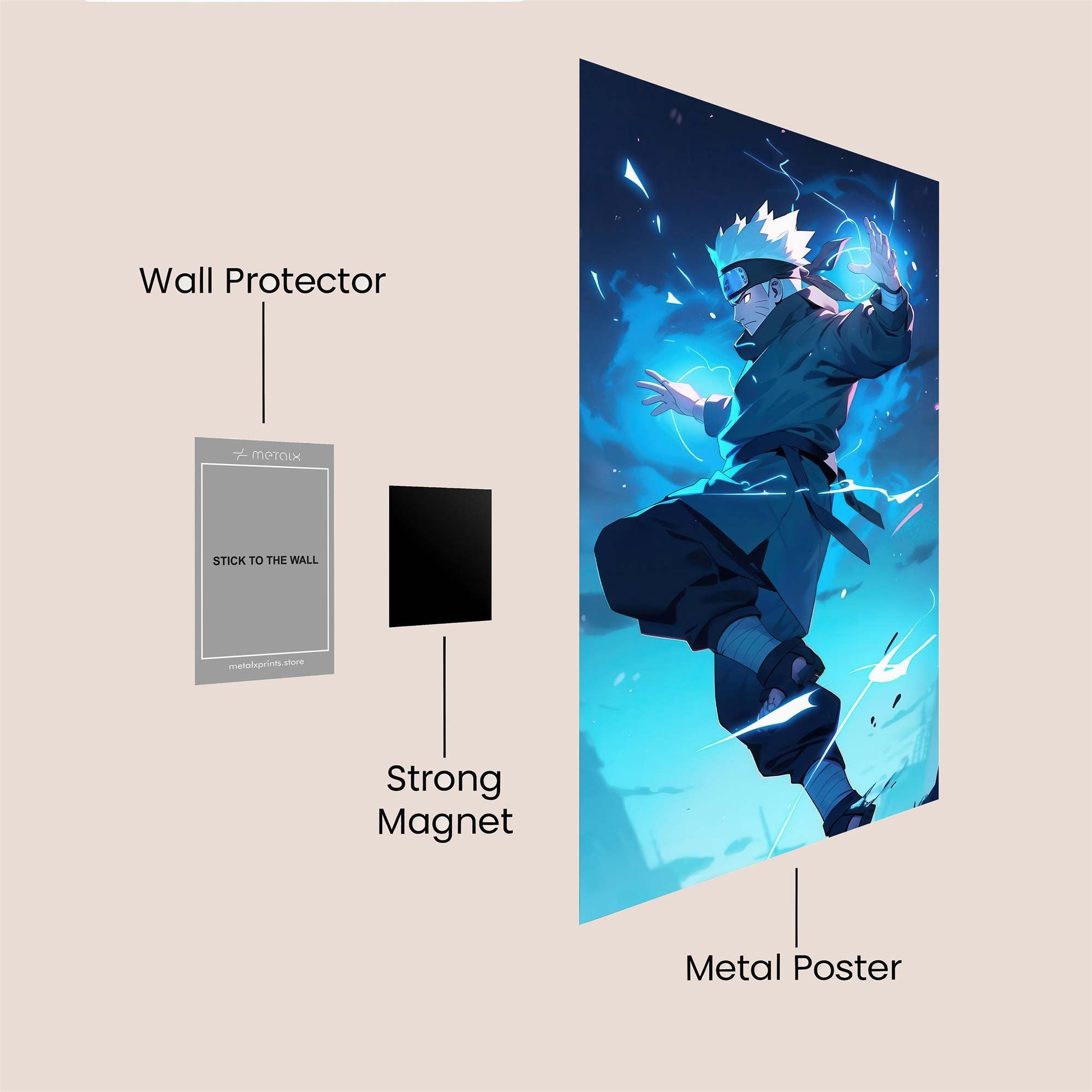 Kakashi Vortex Safe Wall Magnetic / M