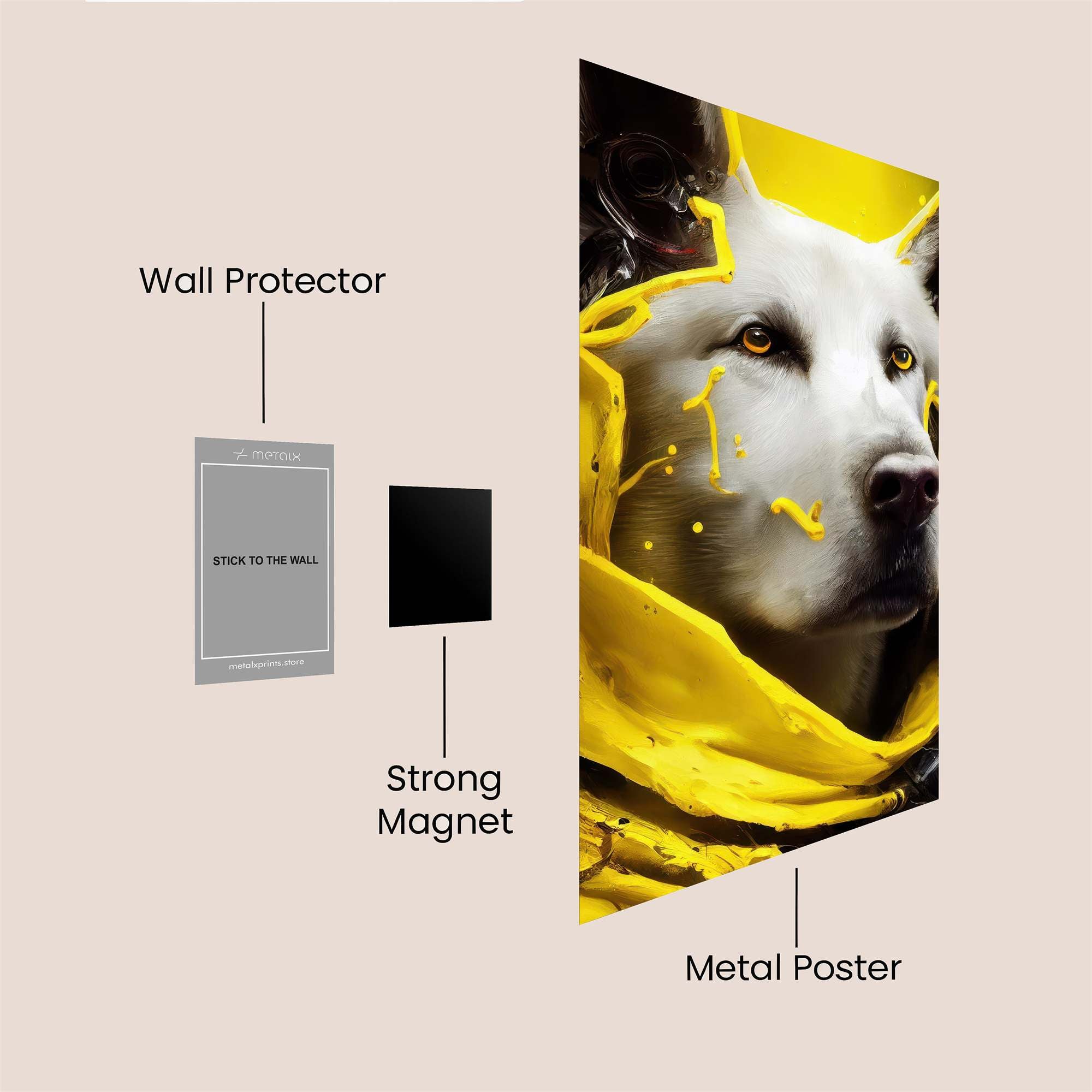 Luminous Sentinel Safe Wall Magnetic / M