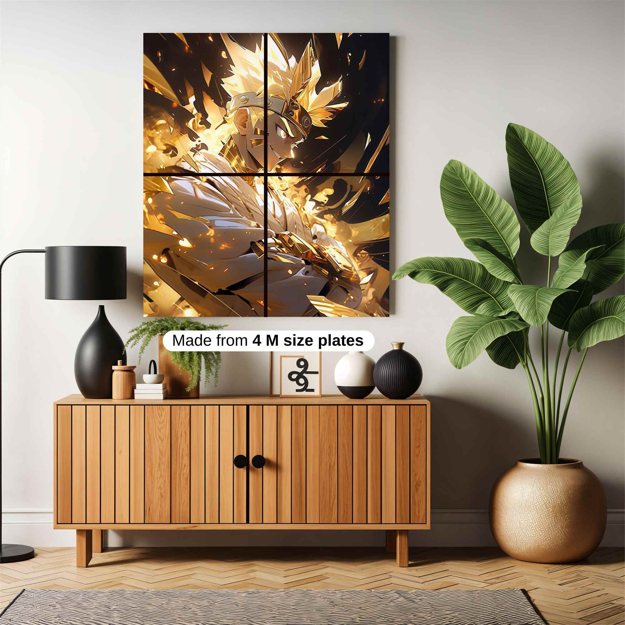 Golden Blaze Safe Wall Magnetic / M