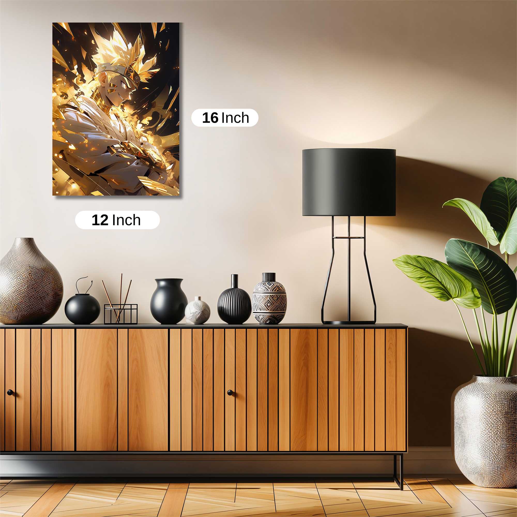 Golden Blaze Safe Wall Magnetic / M